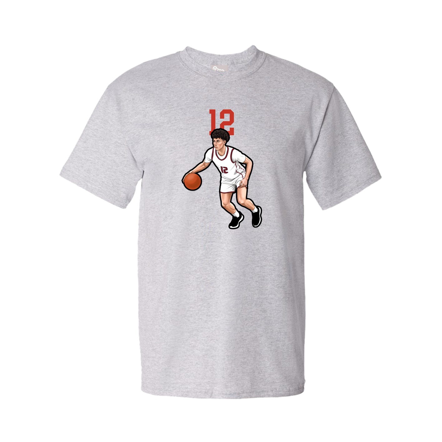 Tee — Number Top in Grey
