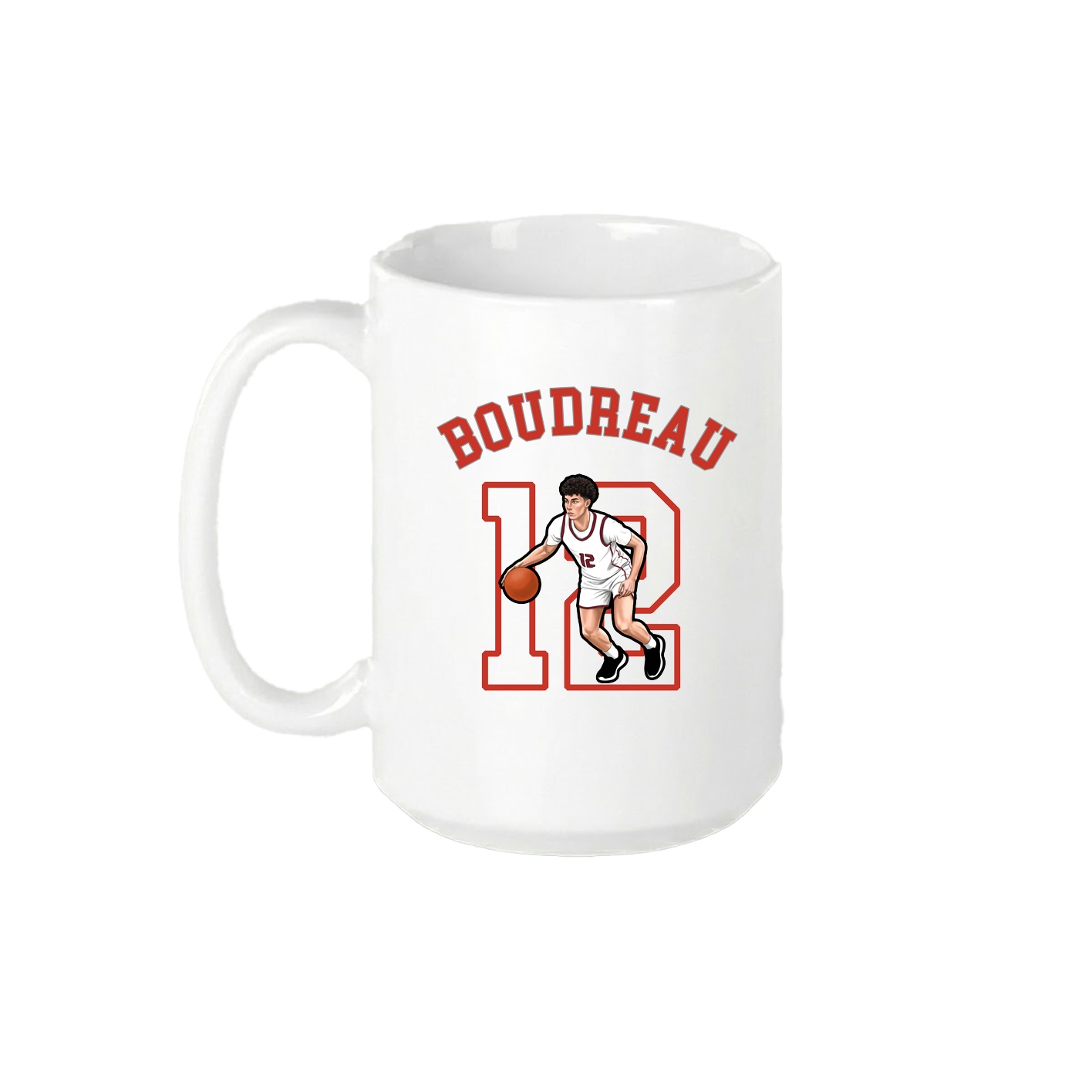 15oz Coffee Mug — Shirsey Arch in White