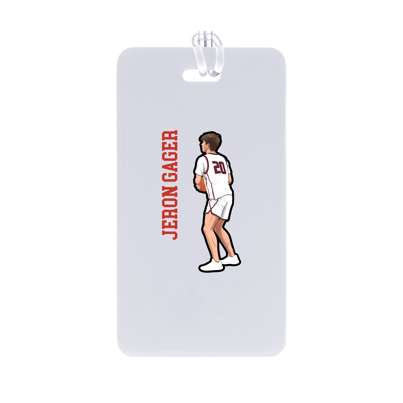 Bag Tag — Name Vertical in Classic