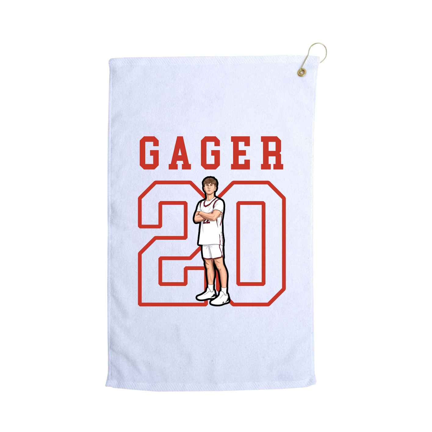 Golf Towel — Shirsey in White