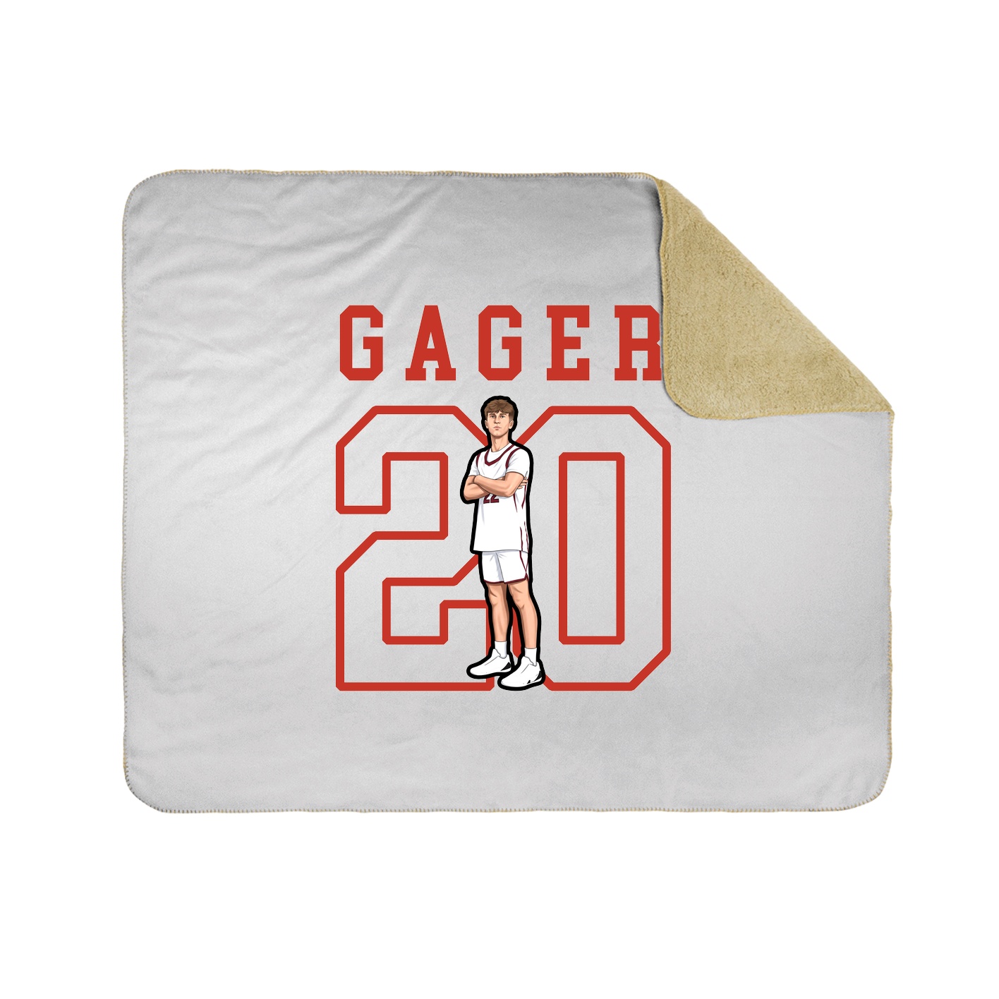 Throw Blanket — Shirsey in White