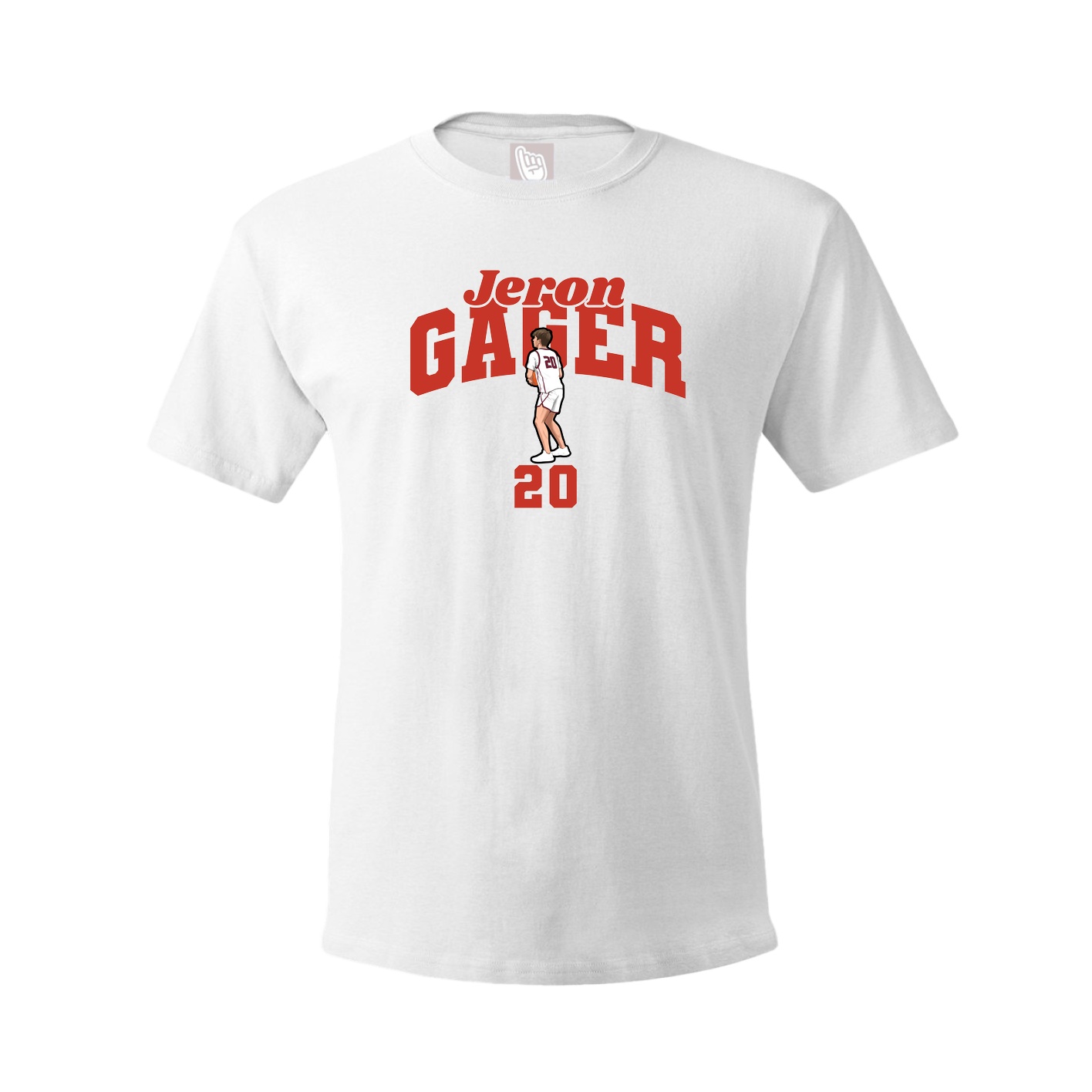 Youth Tee — Signature Arch in White