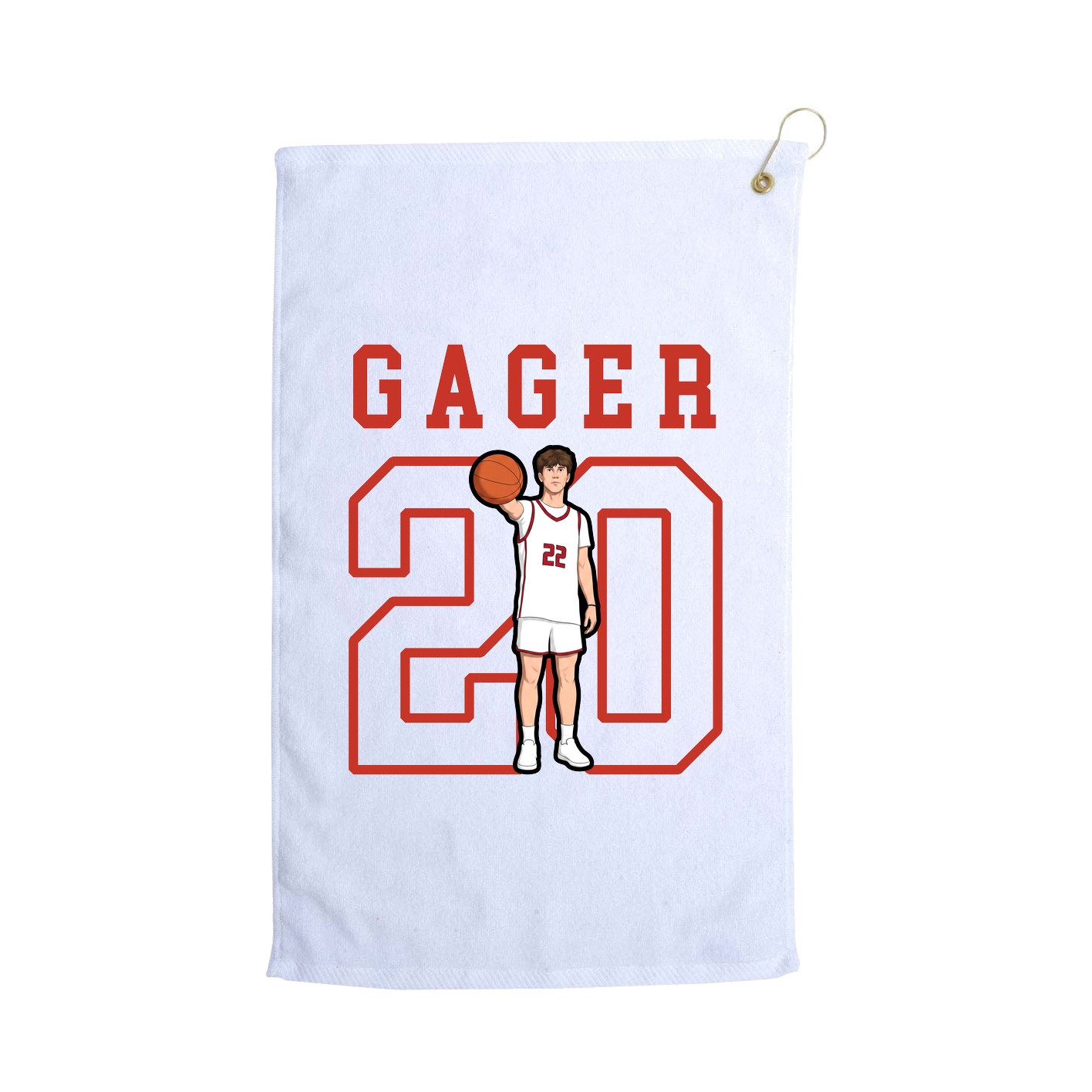 Golf Towel — Shirsey in White