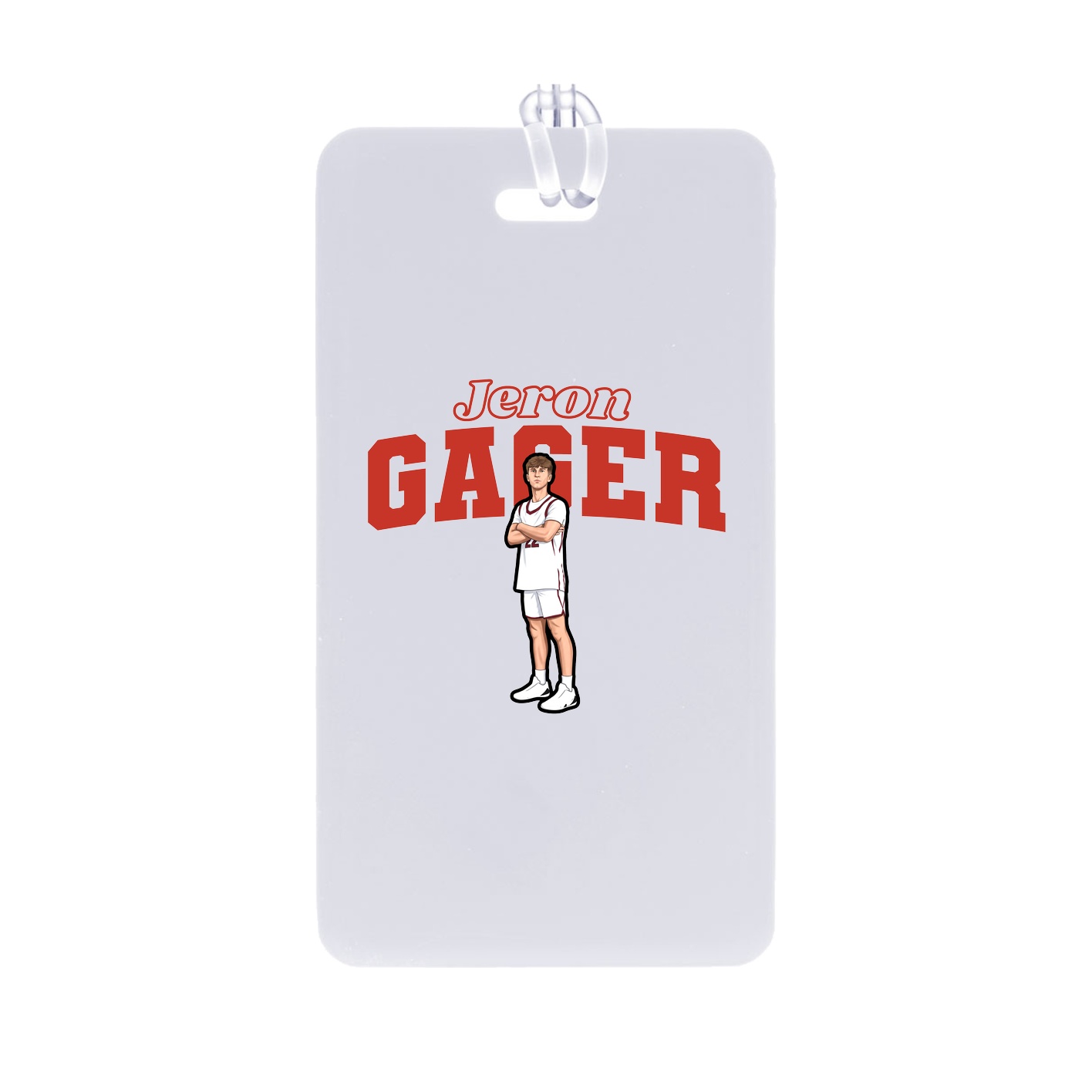 Bag Tag — Name Arch in Classic
