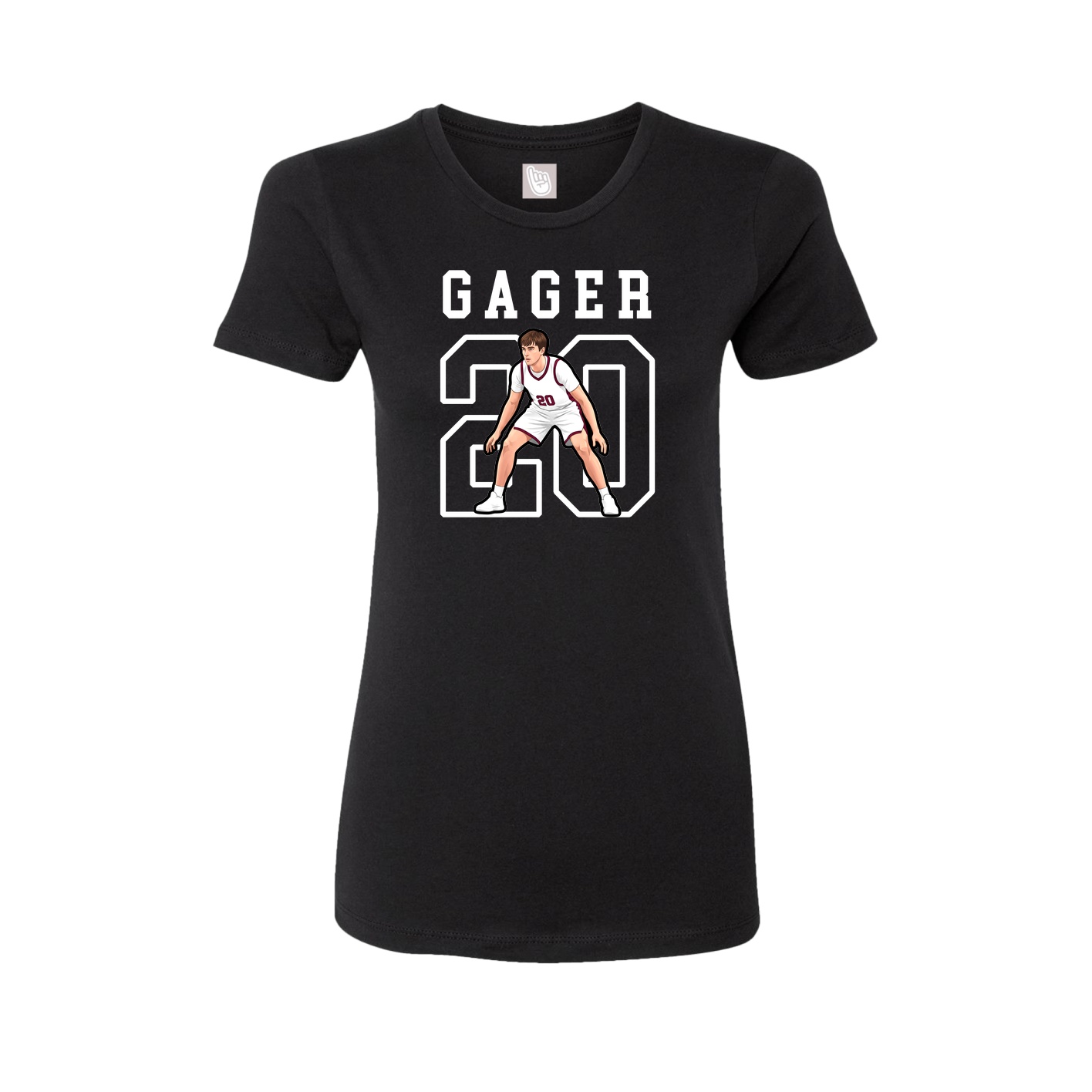 Fitted Women's Tee — Shirsey in Black