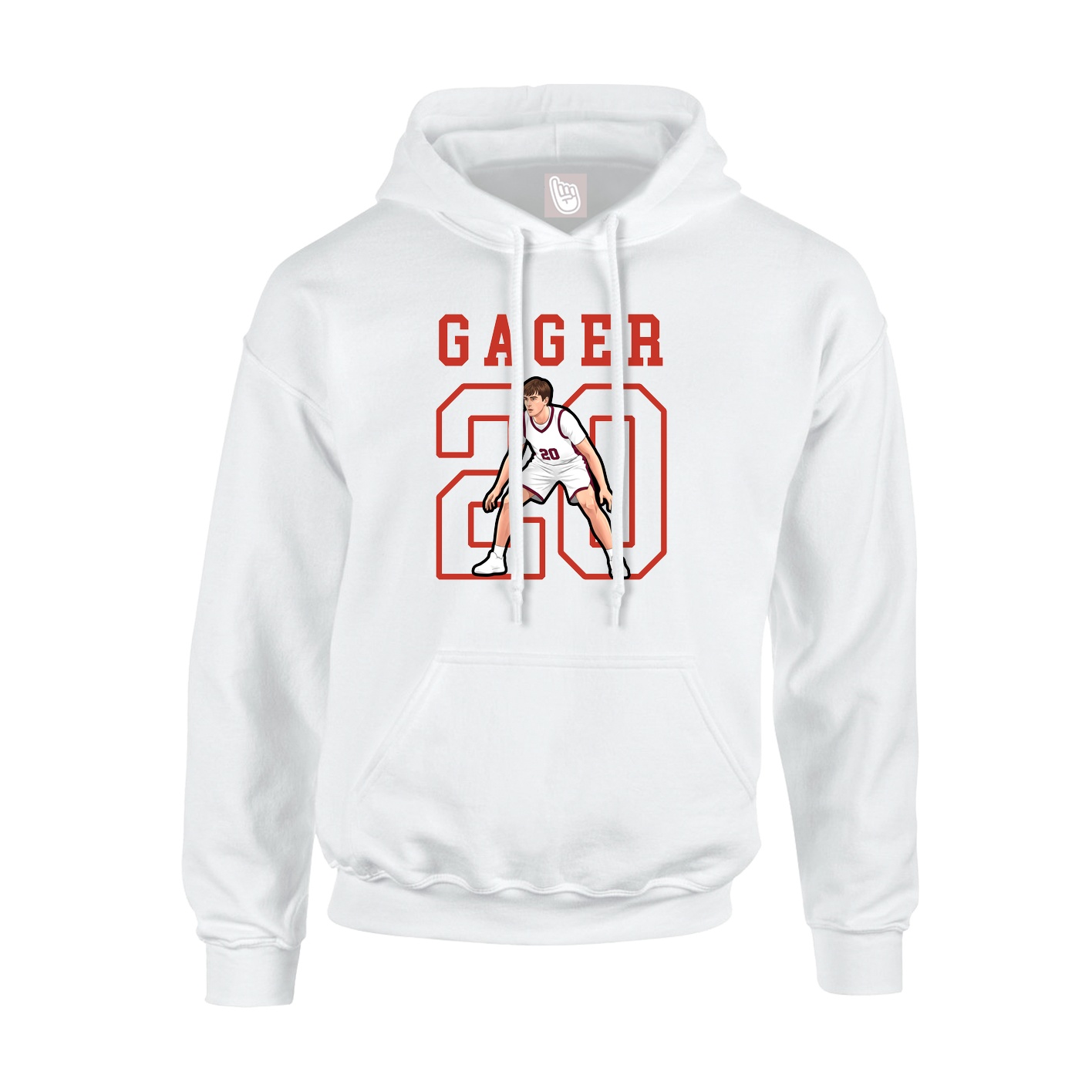 Youth Hoodie — Shirsey in White