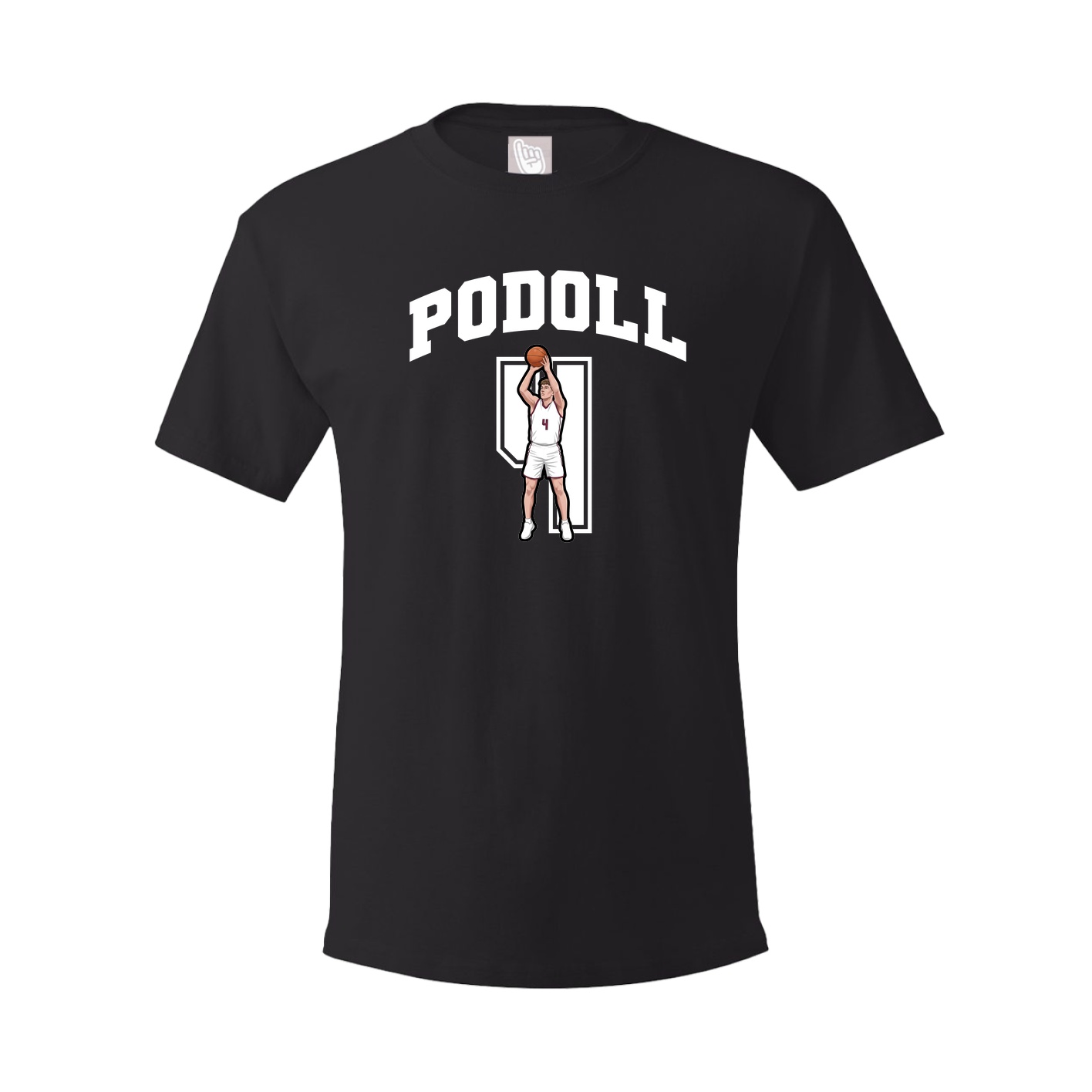 Youth Tee — Number in Black