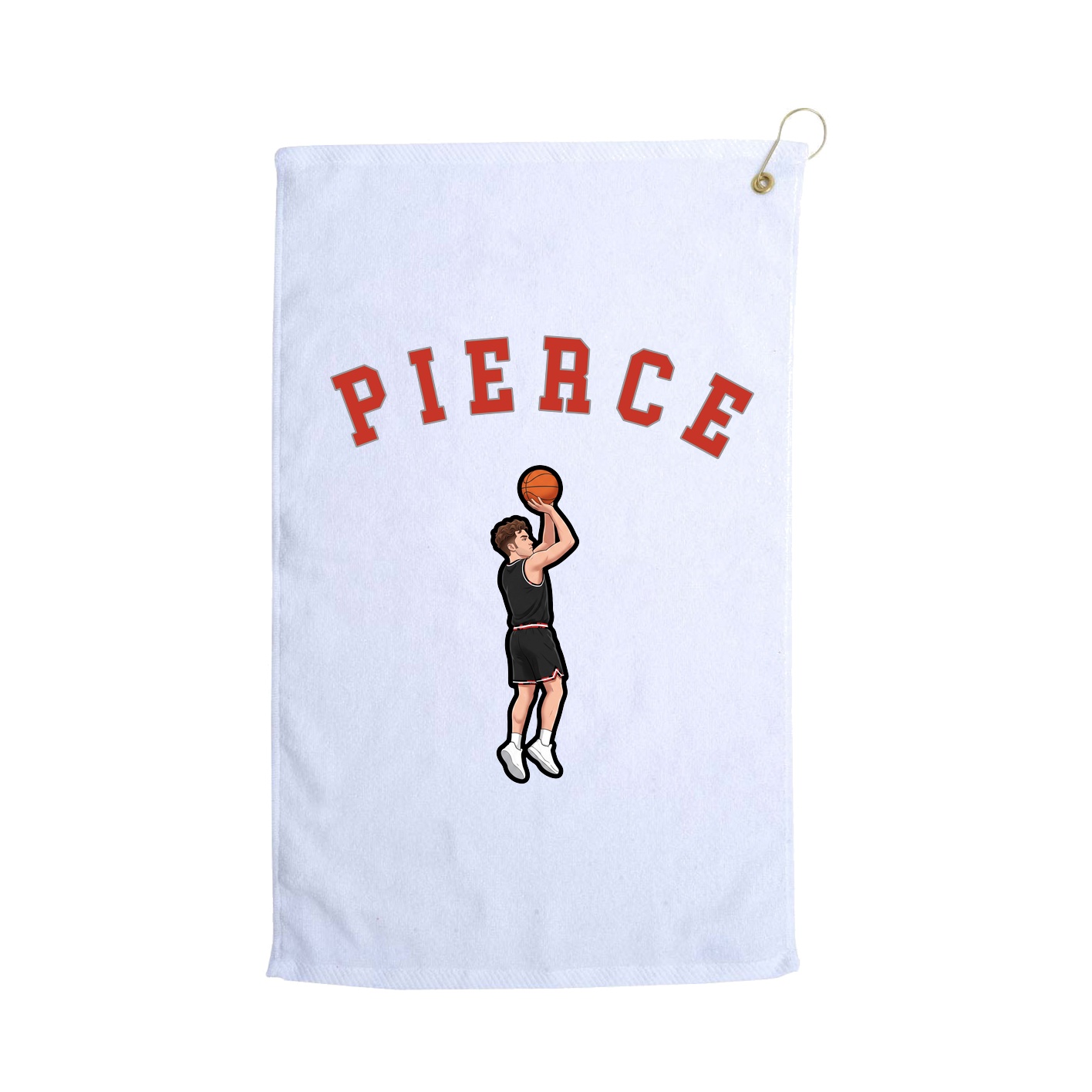 Golf Towel — Shirsey Arch in White
