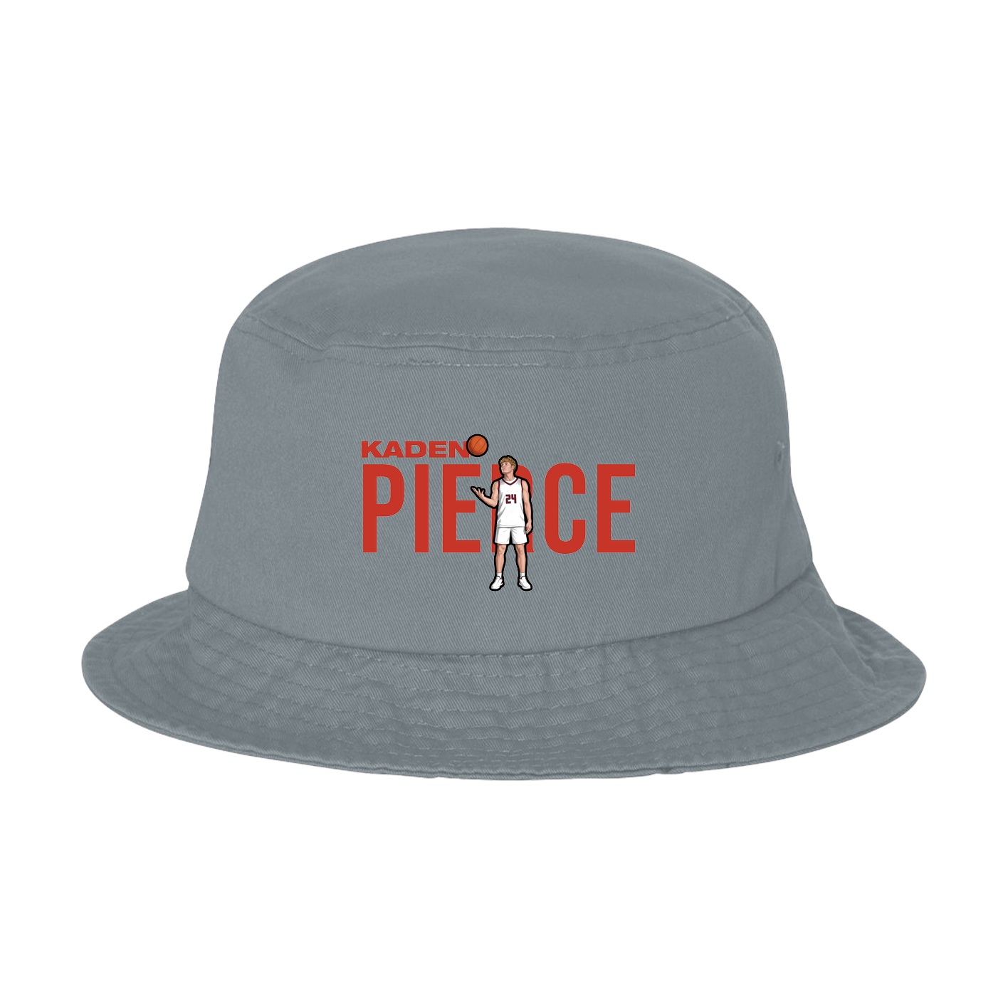 Bucket Cap — Player Name in Grey