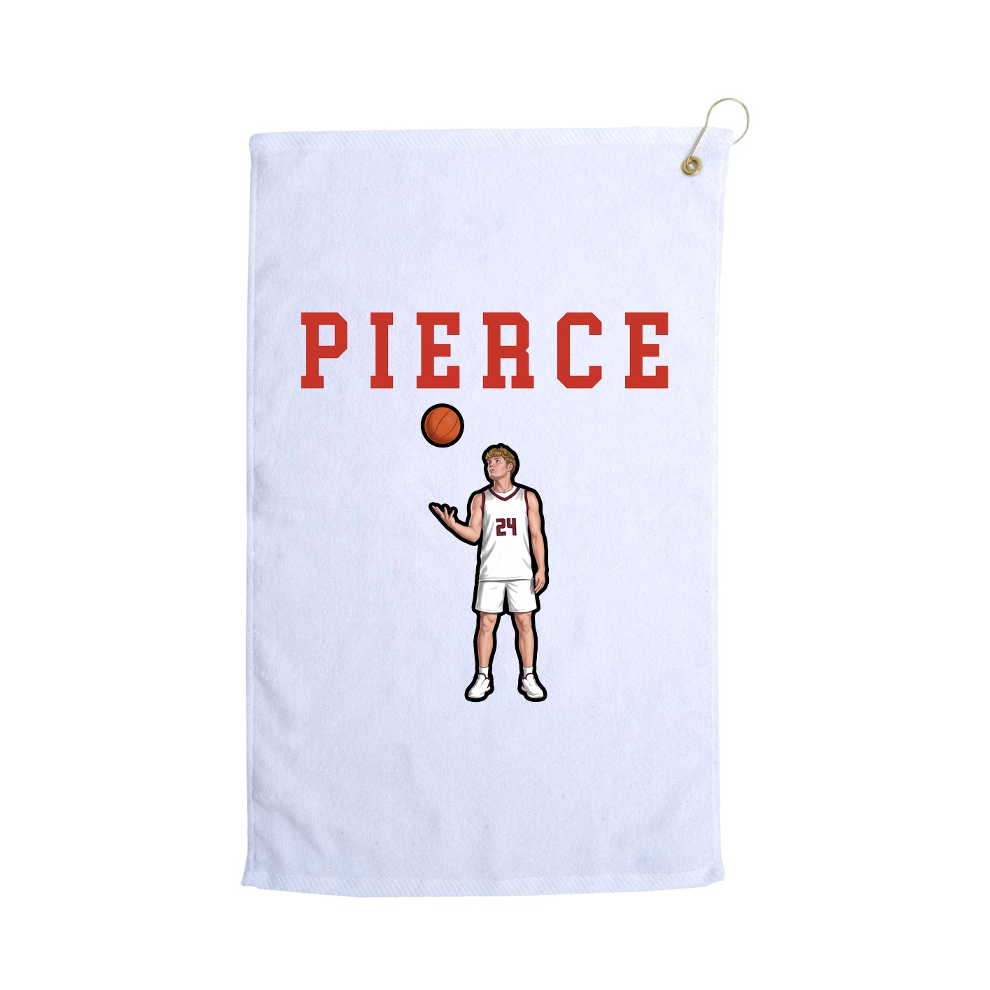 Golf Towel — Shirsey in White