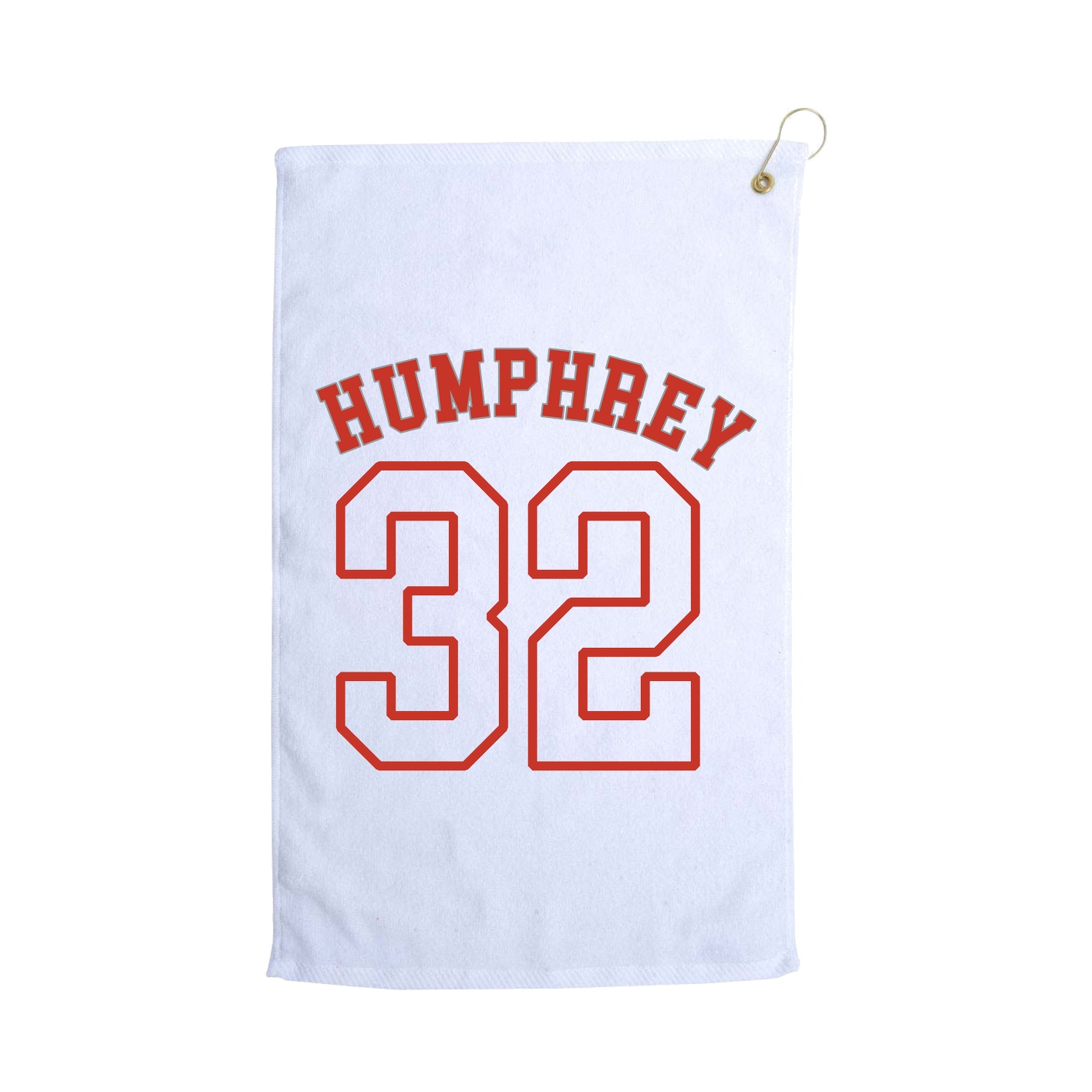 Golf Towel — Shirsey Arch in White