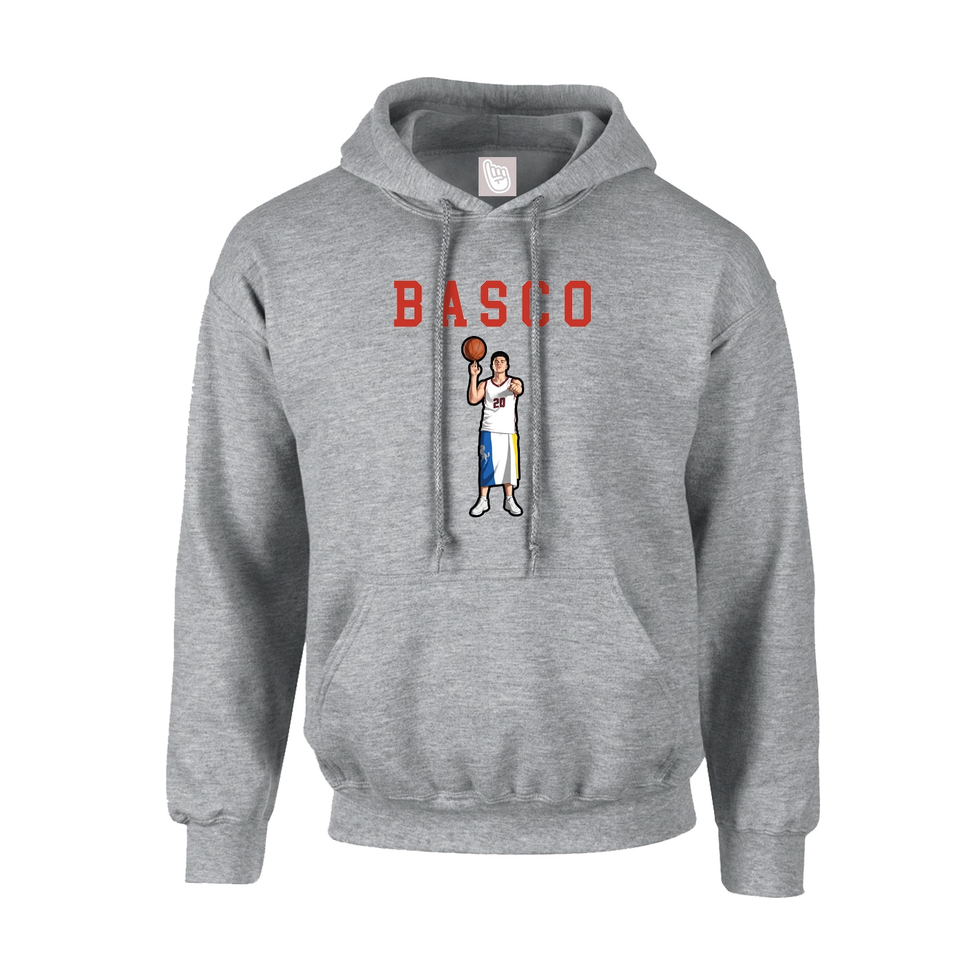 Hoodie — Shirsey in Grey