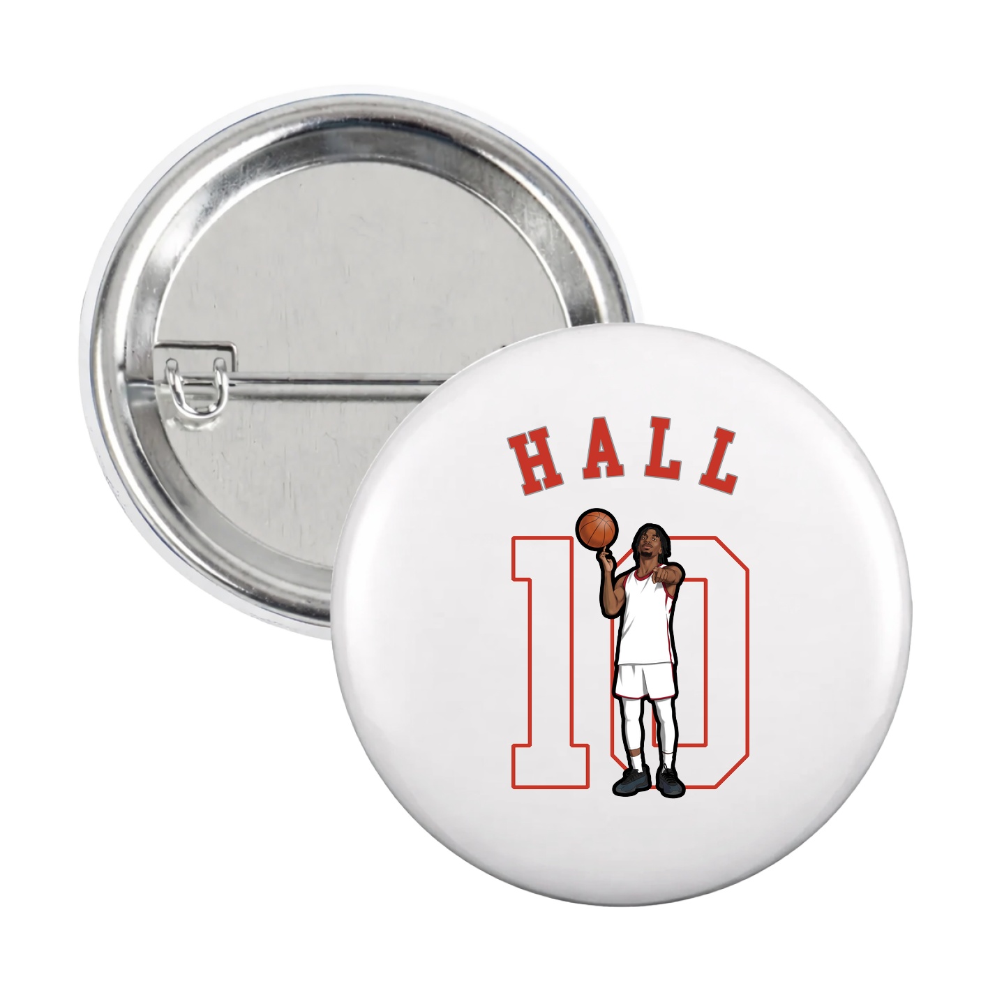 Game Day Button — Shirsey Arch in White