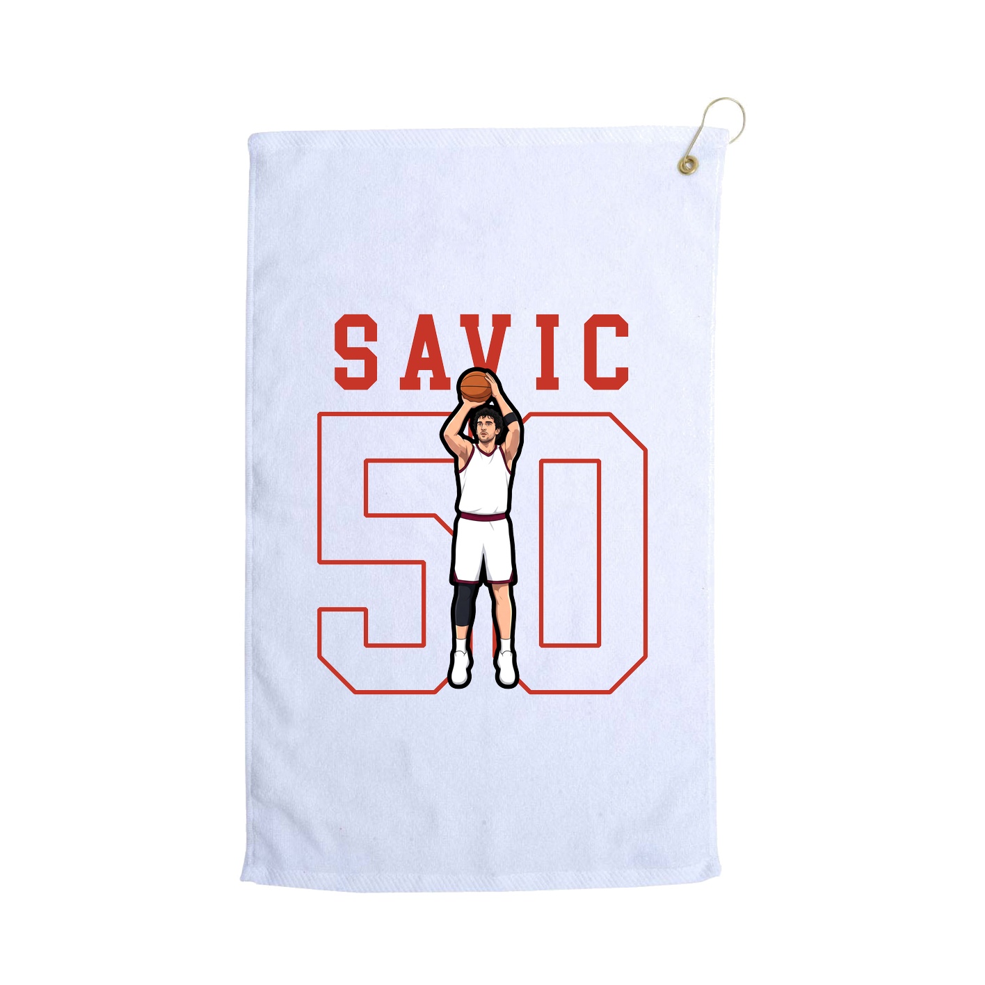 Golf Towel — Shirsey in White