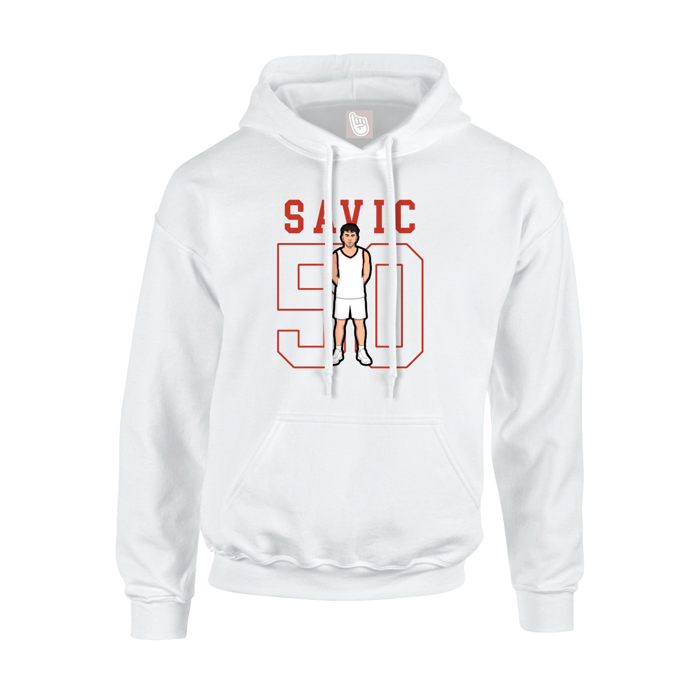 Hoodie — Shirsey in White
