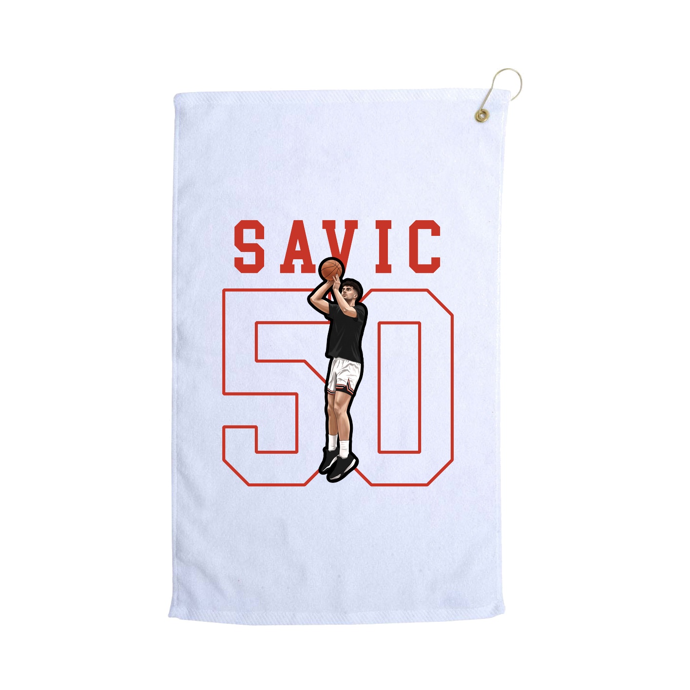 Golf Towel — Shirsey in White