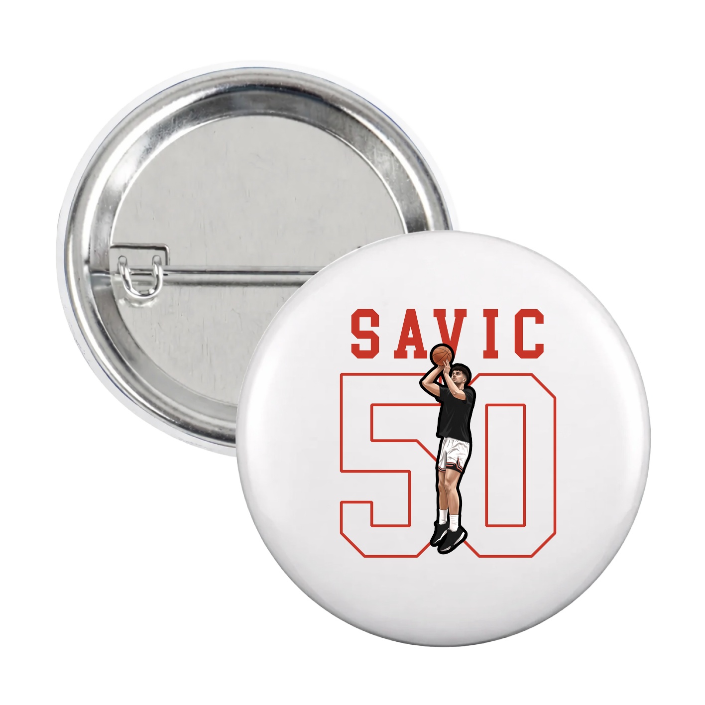 Game Day Button — Shirsey in White