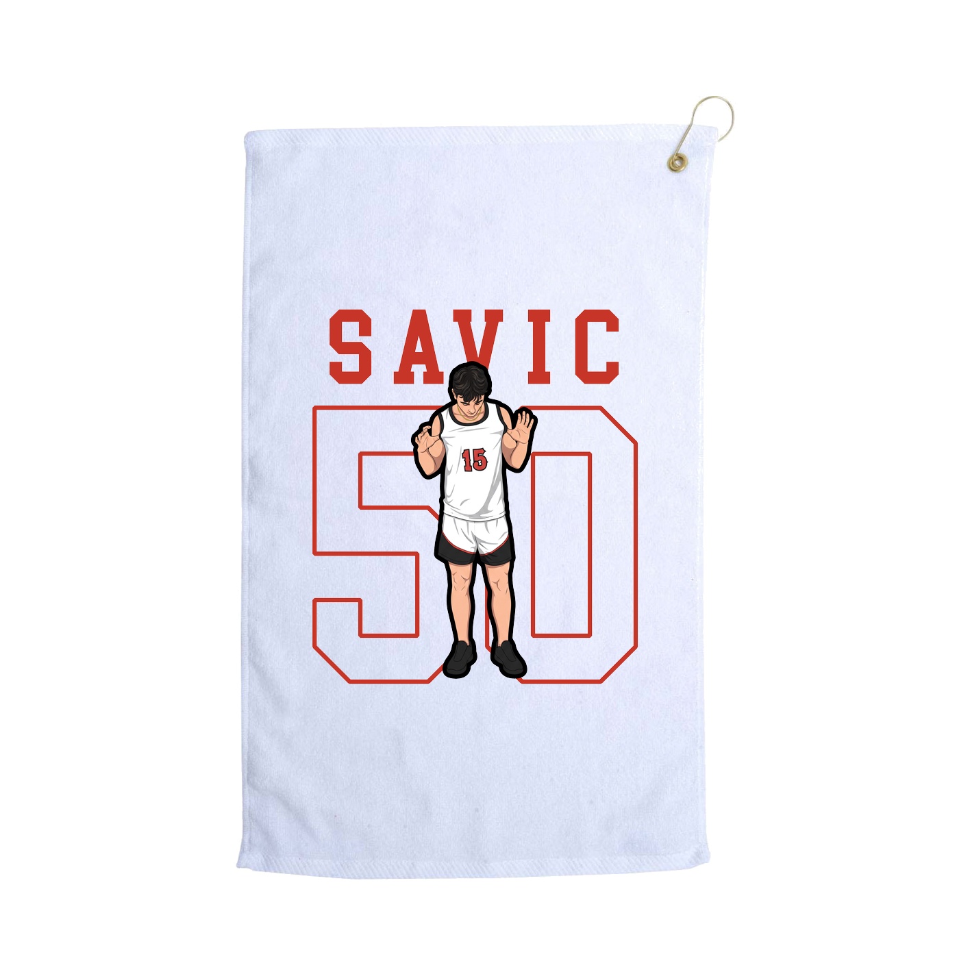 Golf Towel — Shirsey in White