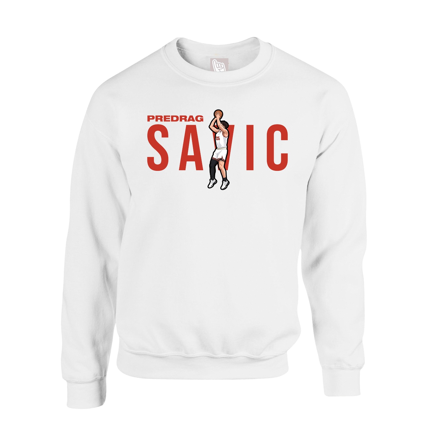 Fleece Crew — Player Name in White