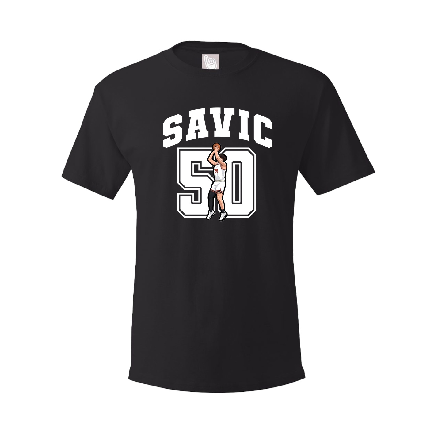 Youth Tee — Number in Black