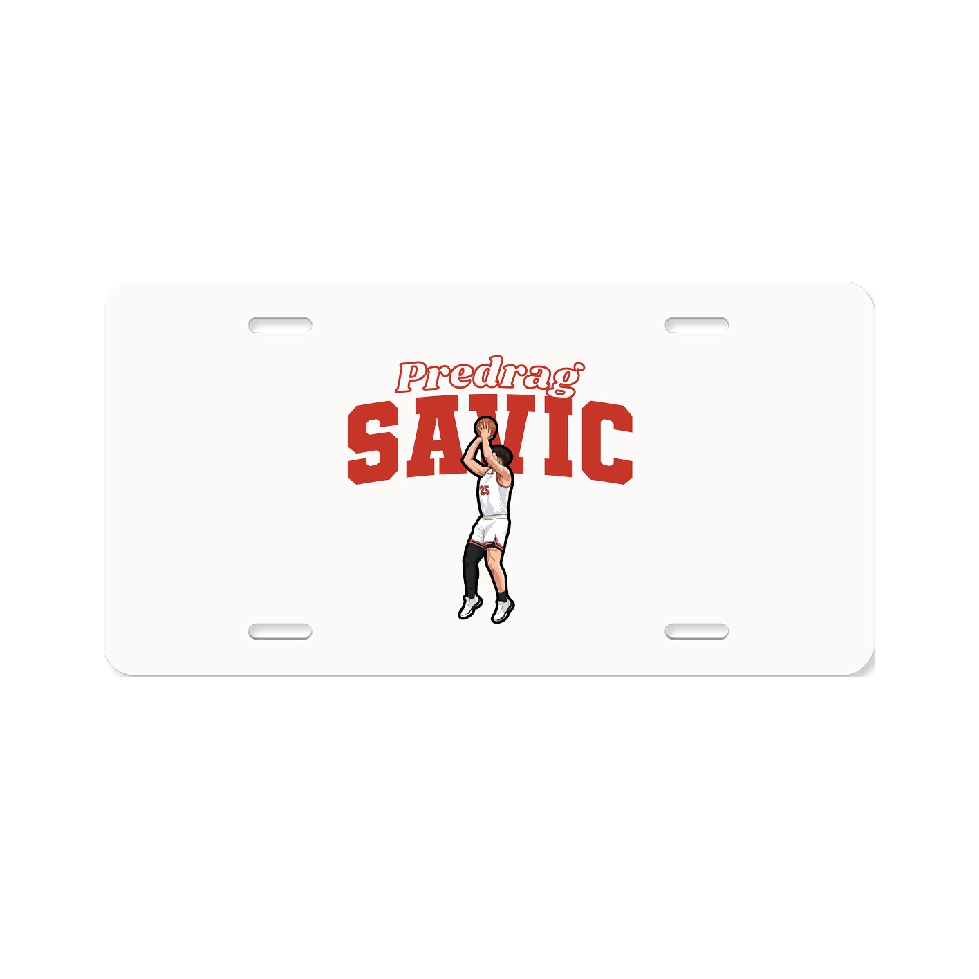 License Plate — Name Arch in Classic