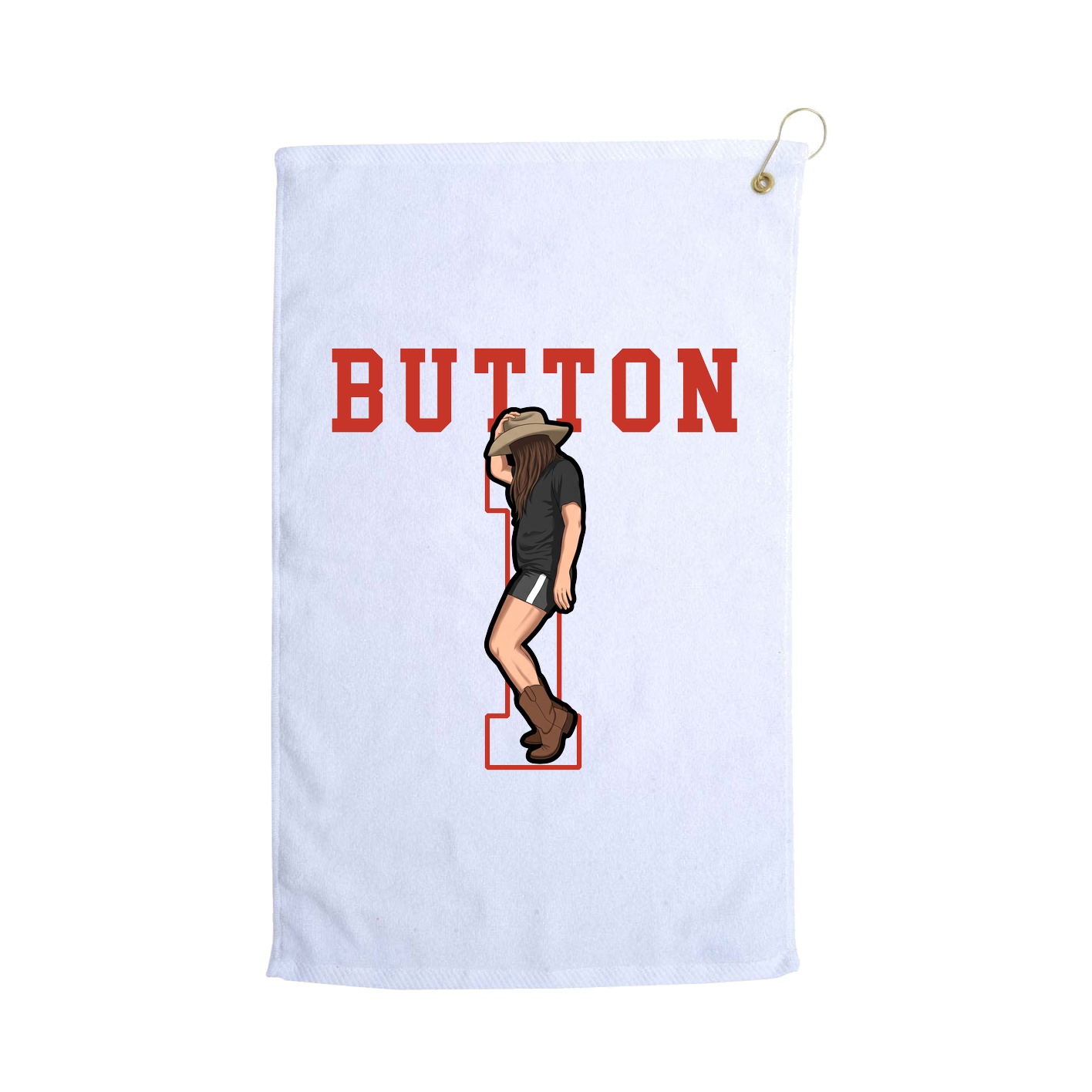 Golf Towel — Shirsey in White