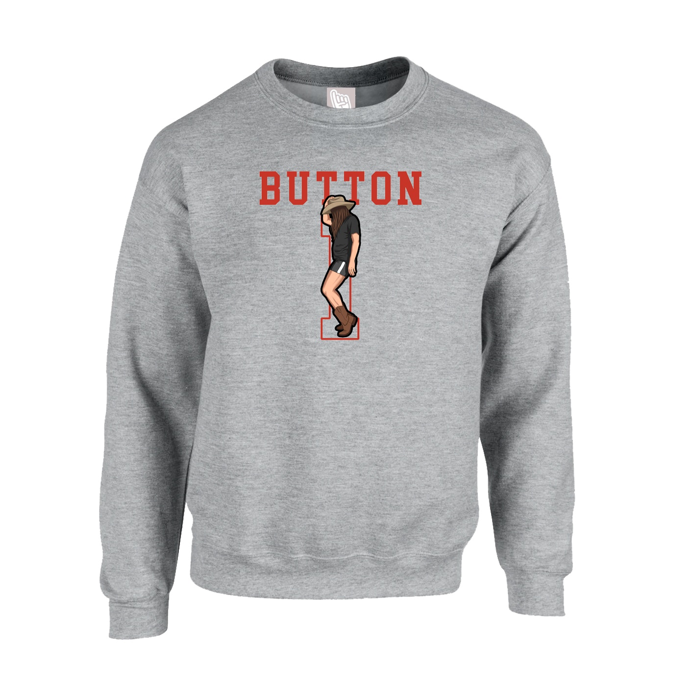 Fleece Crew — Shirsey in Grey