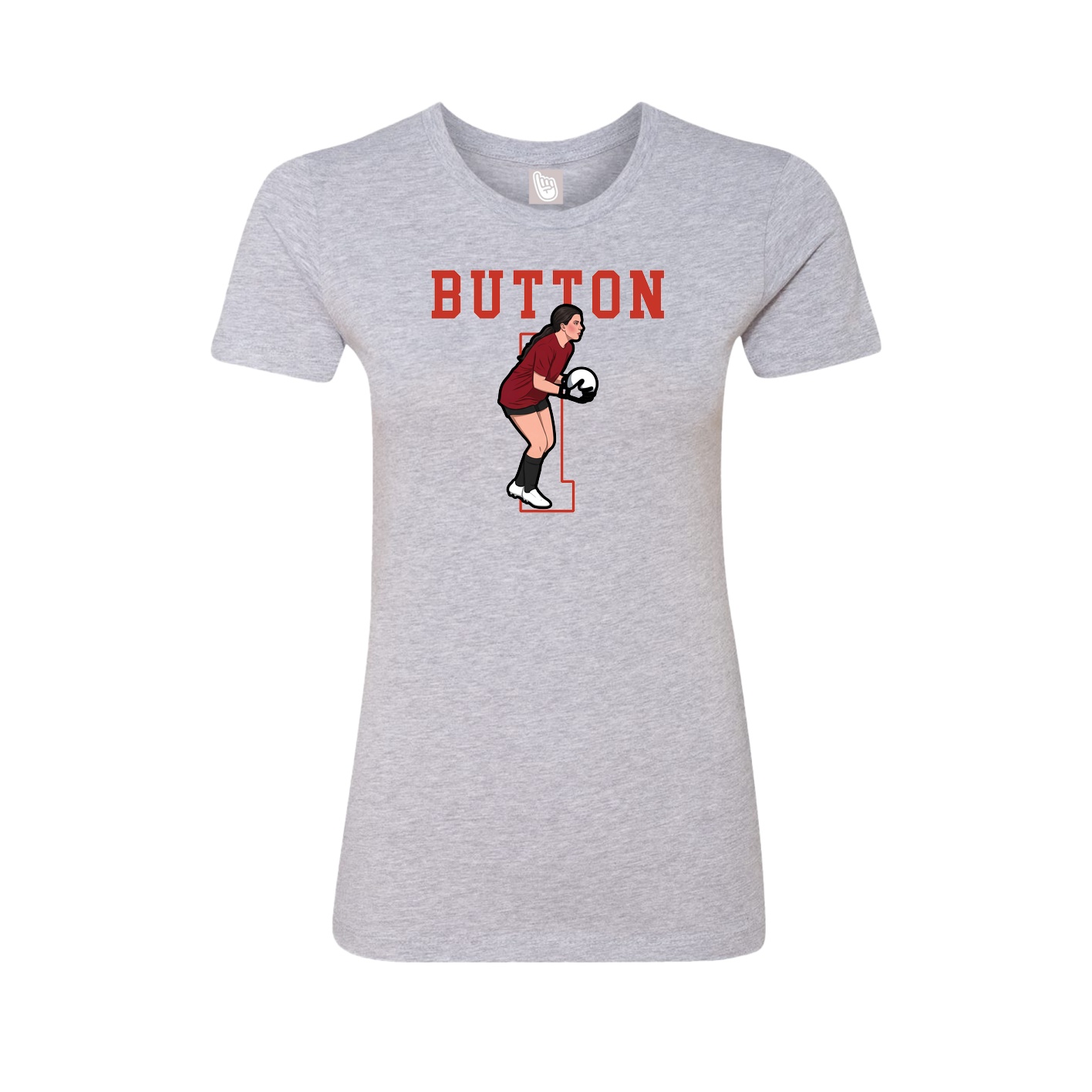 Fitted Women's Tee — Shirsey in Grey