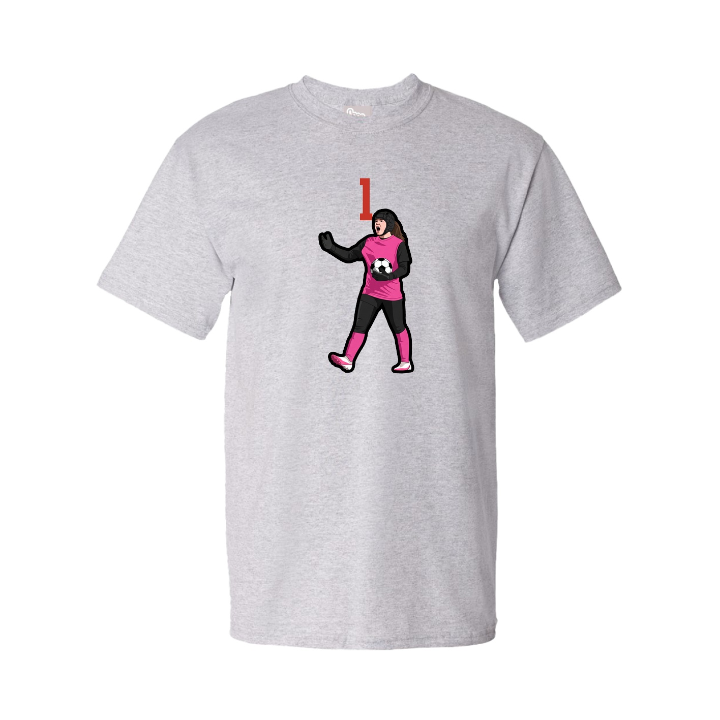 Tee — Number Top in Grey