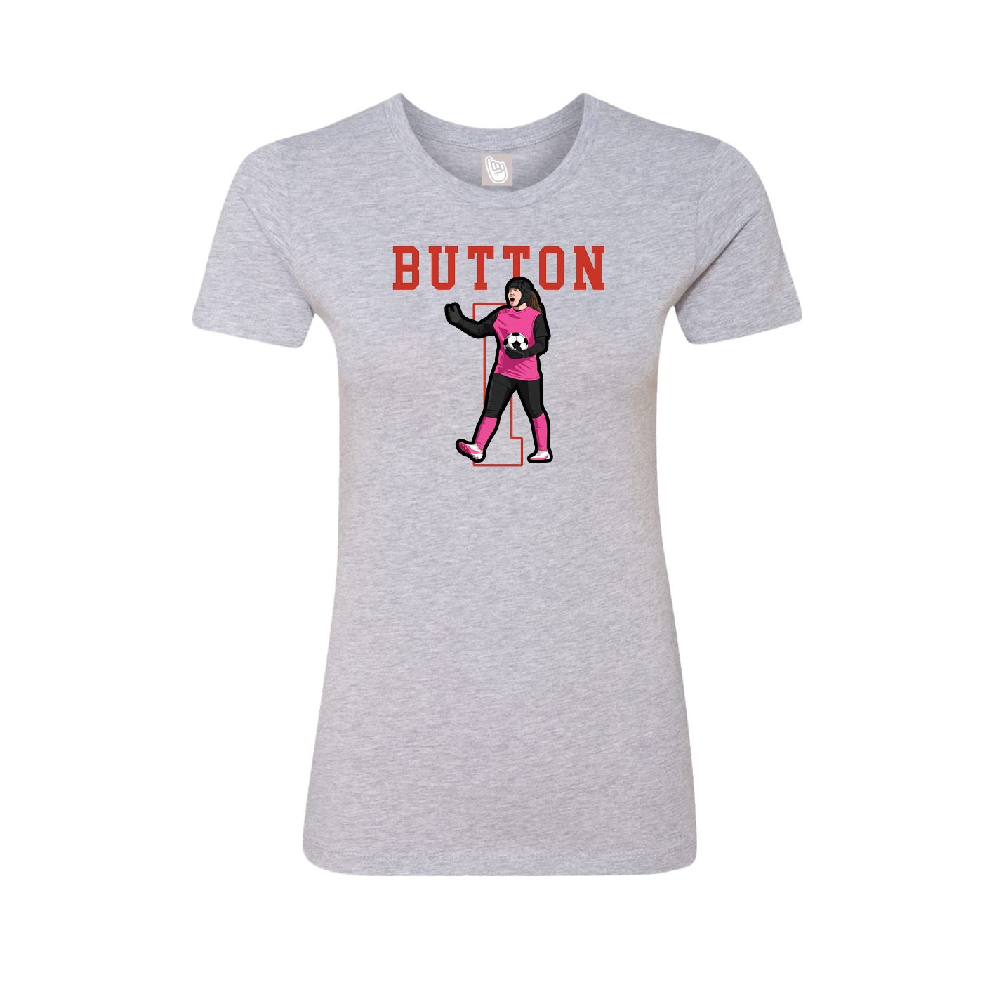 Fitted Women's Tee — Shirsey in Grey