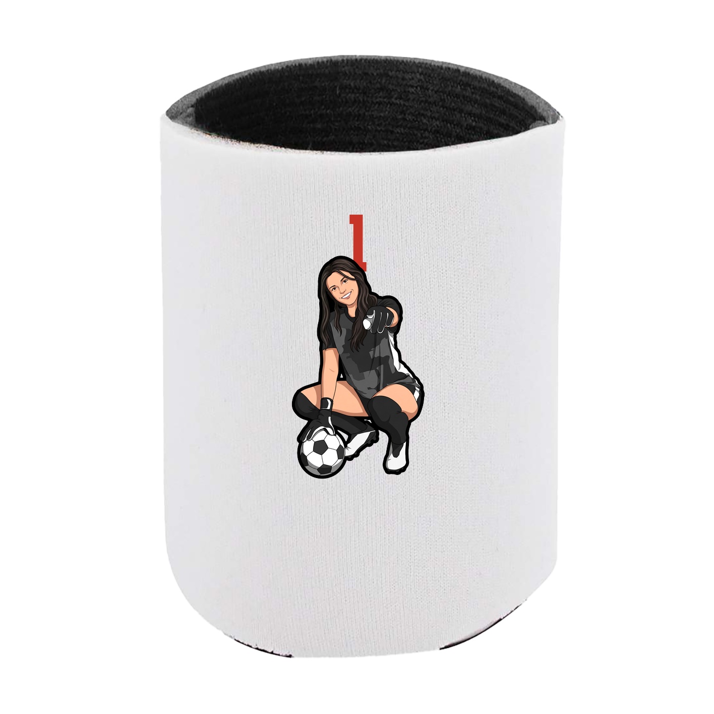 Can Holder — Number Top in White