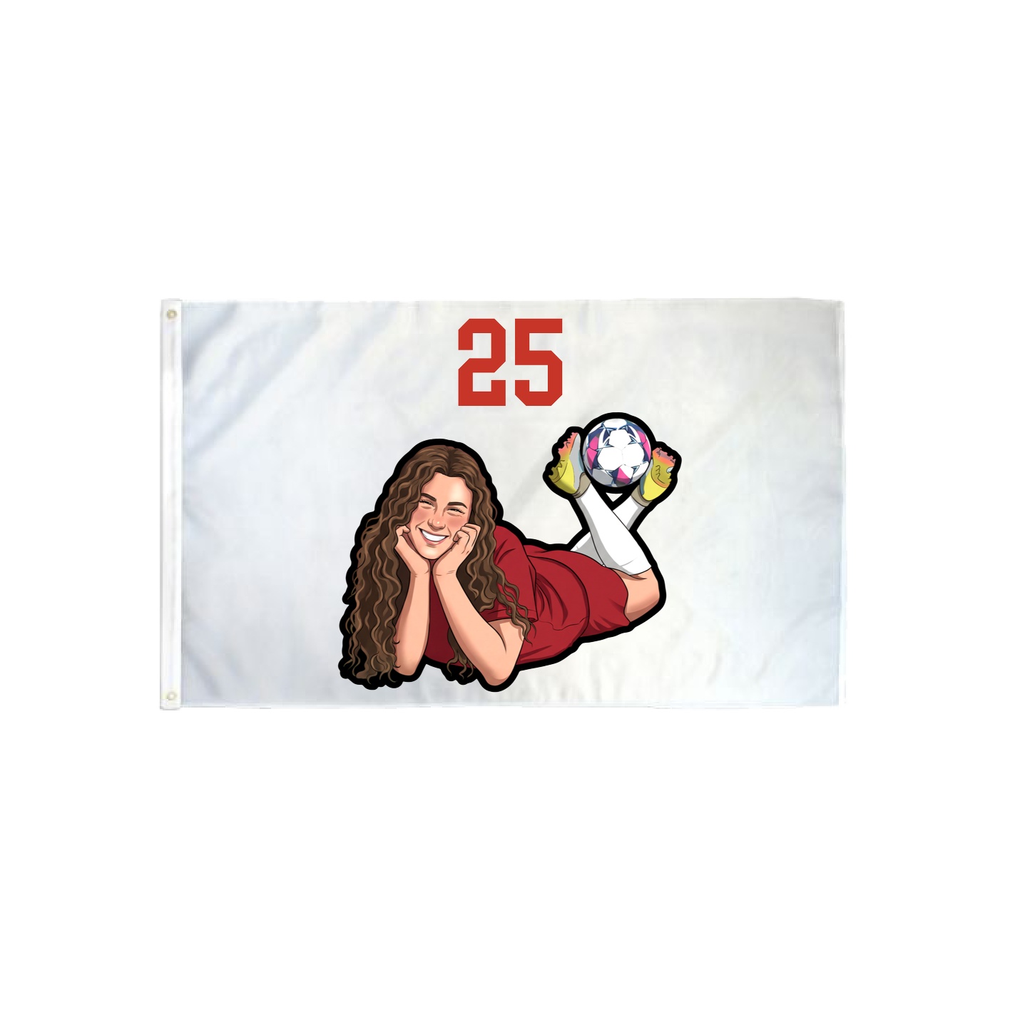 3x5 Flag — Number Top in Classic
