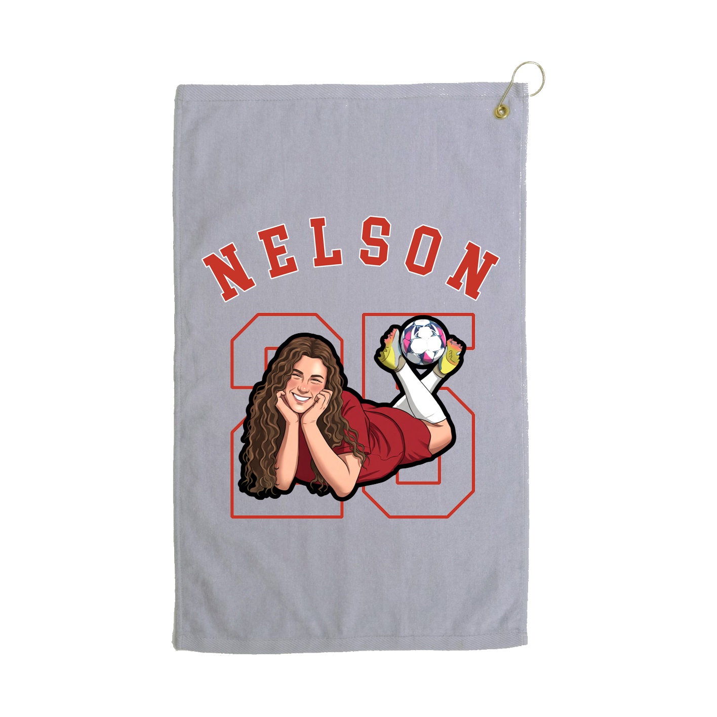 Golf Towel — Shirsey Arch in Grey