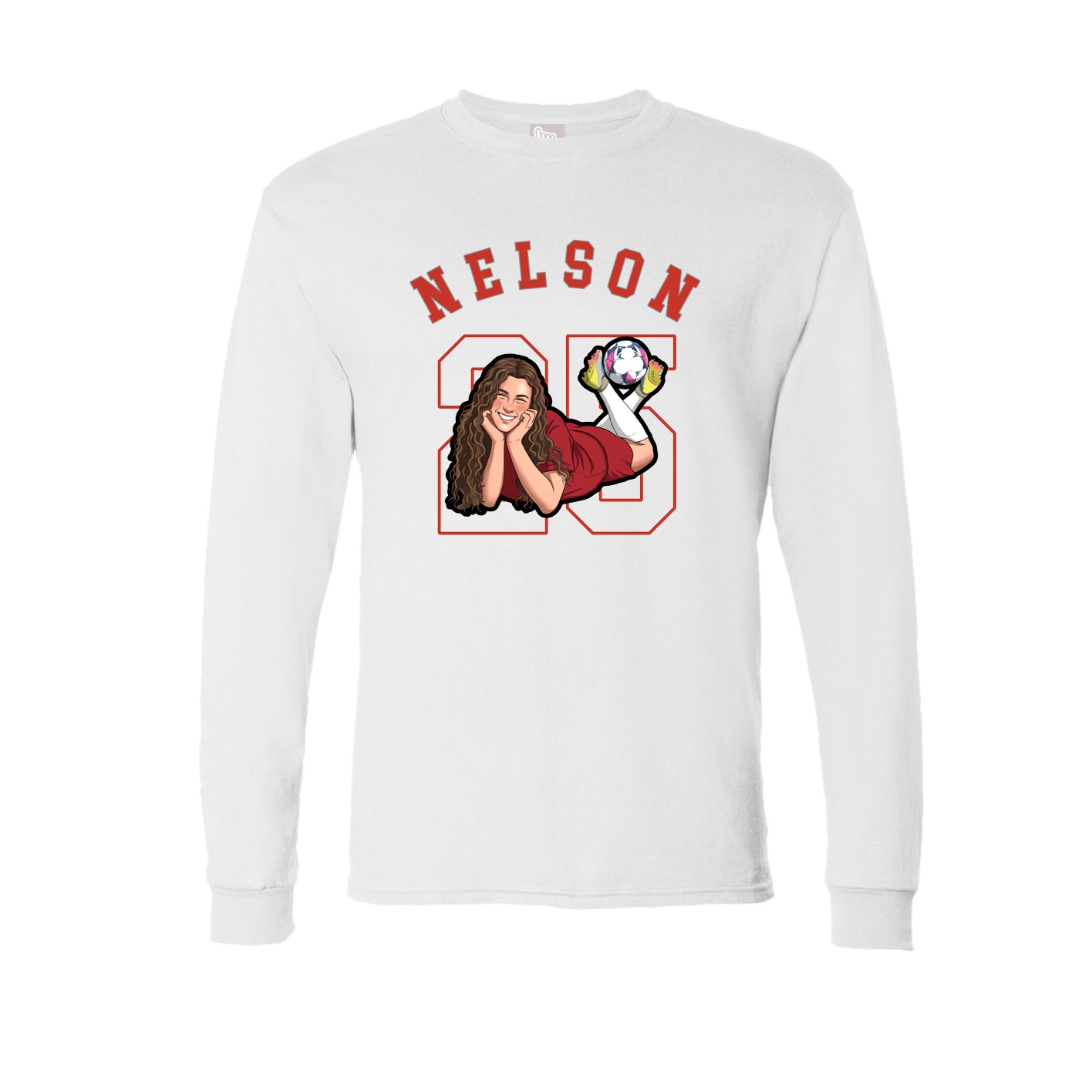 Long Sleeve Tee — Shirsey Arch in White