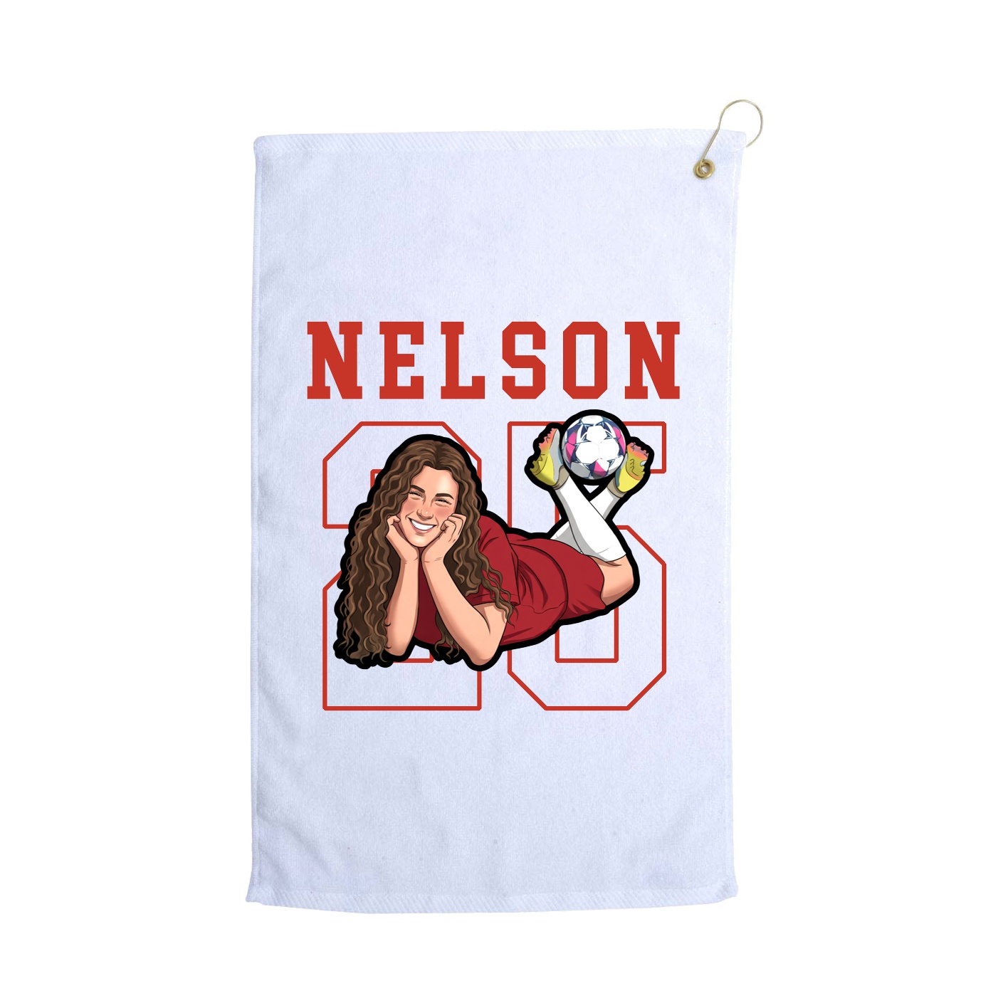 Golf Towel — Shirsey in White