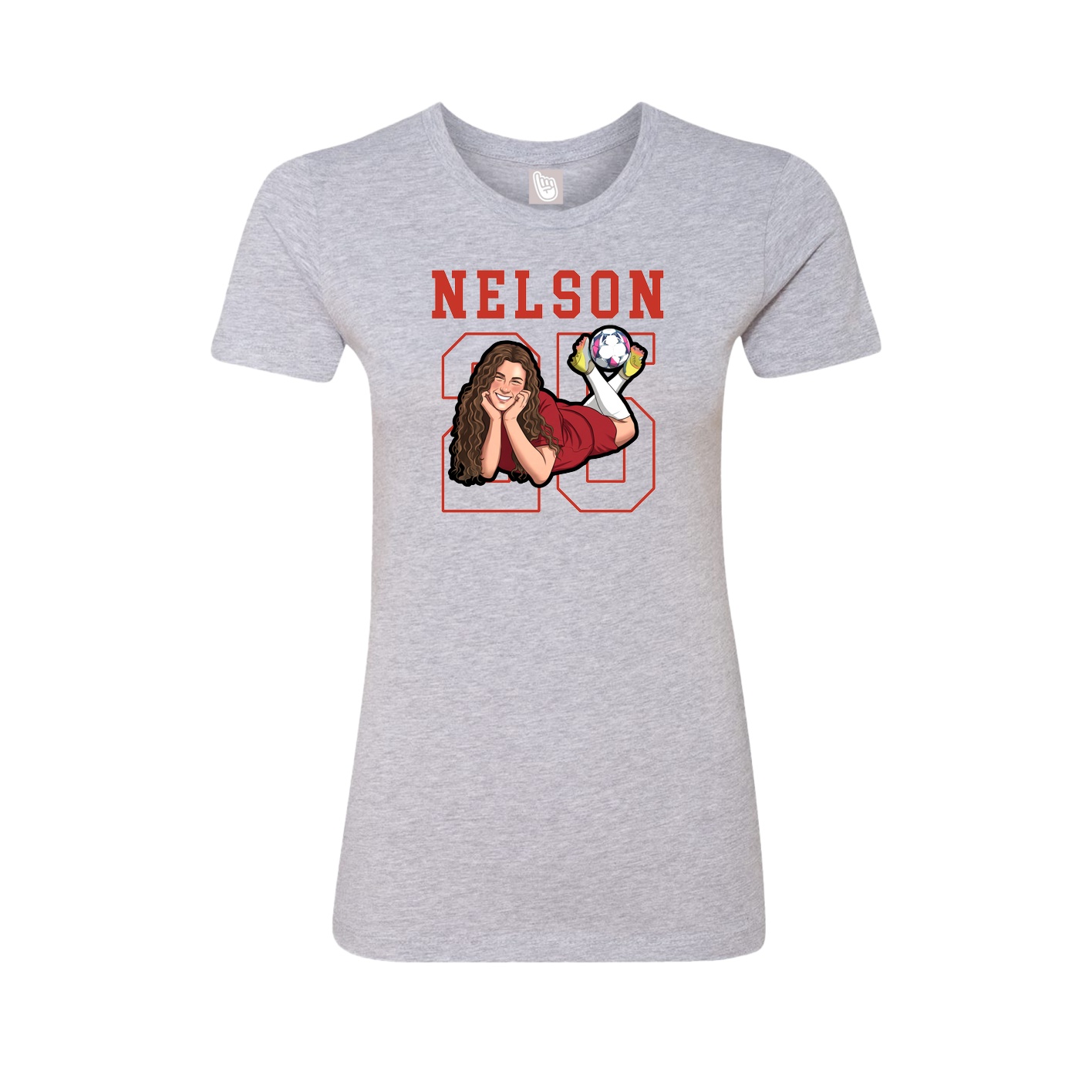 Fitted Women's Tee — Shirsey in Grey