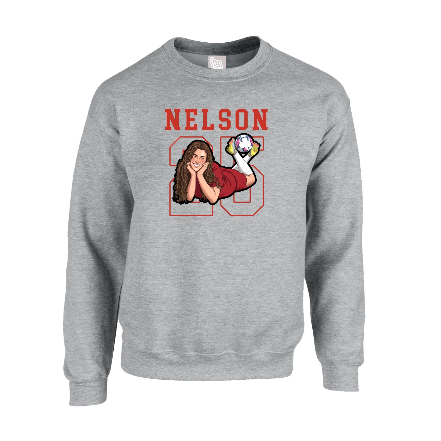 Fleece Crew — Shirsey in Grey