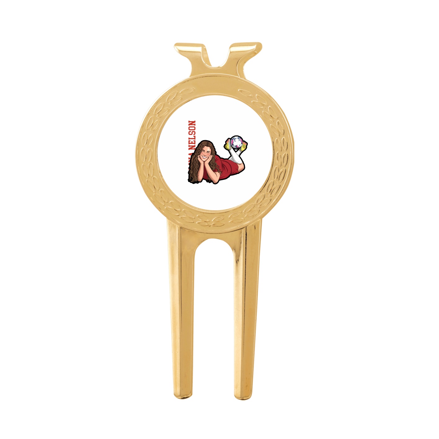 Divot Tool with Ball Marker — Name Vertical in Classic