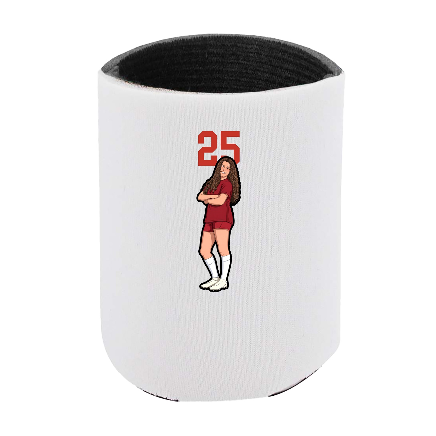 Can Holder — Number Top in White
