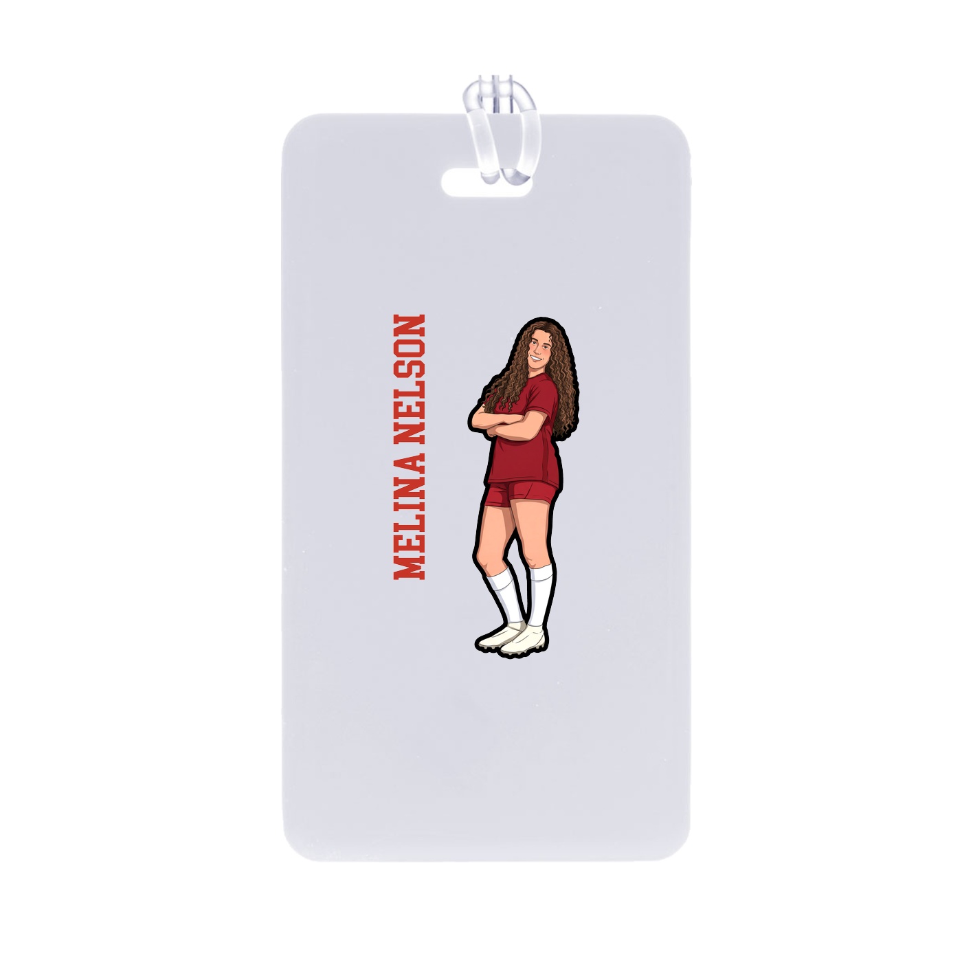 Bag Tag — Name Vertical in Classic