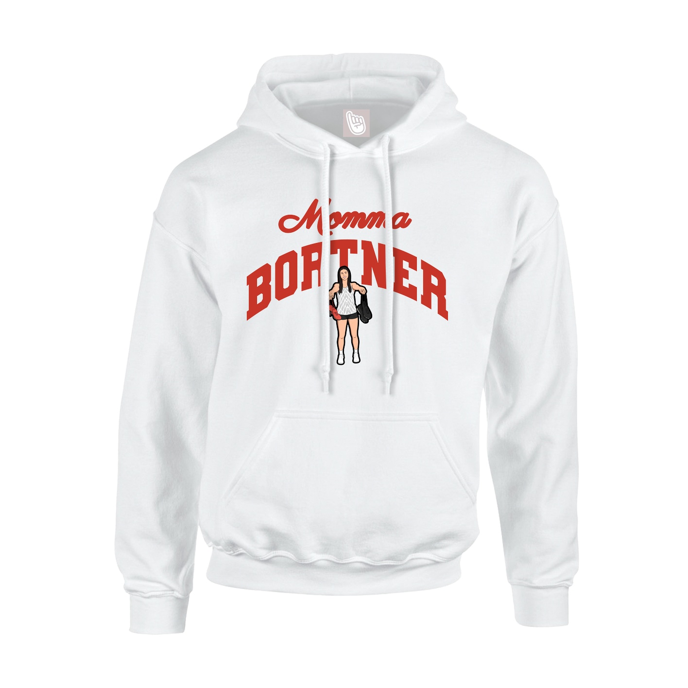 Youth Hoodie — Mothers Day Arch in White