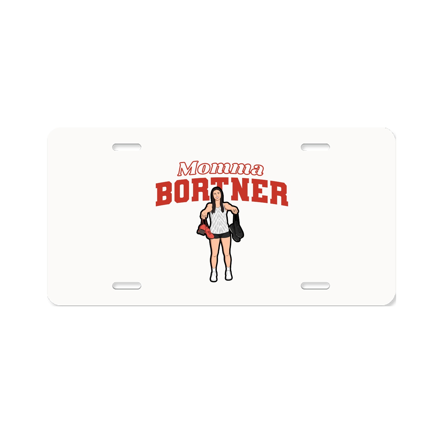 License Plate — Mothers Day Block in Classic