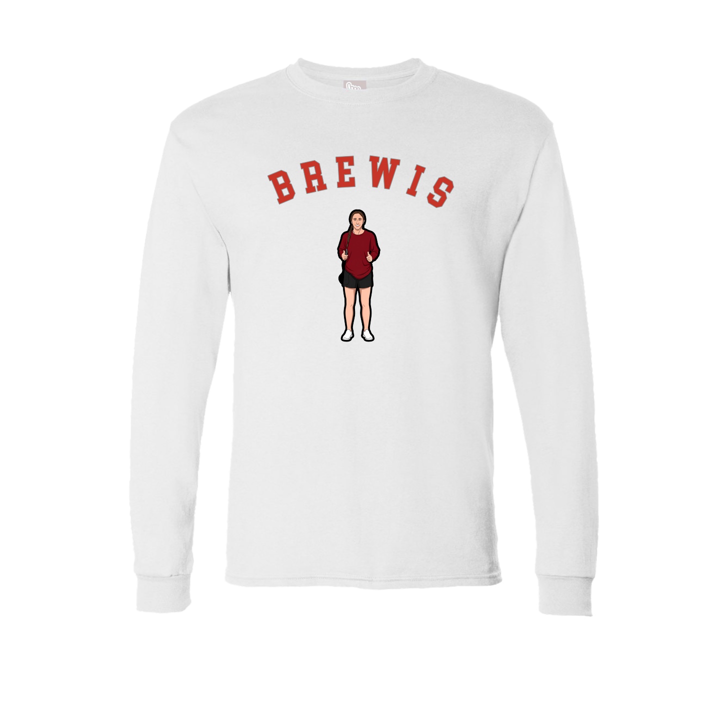 Long Sleeve Tee — Shirsey Arch in White