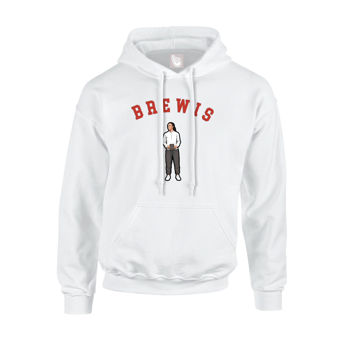 Youth Hoodie — Shirsey Arch in White