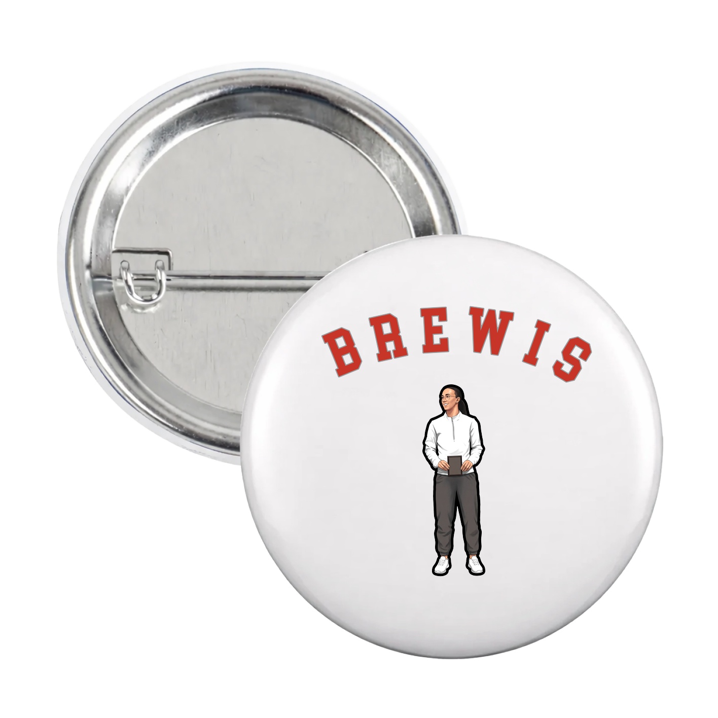 Game Day Button — Shirsey Arch in White