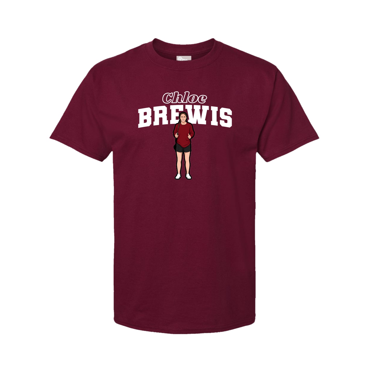Tee — Name Arch in Cardinal