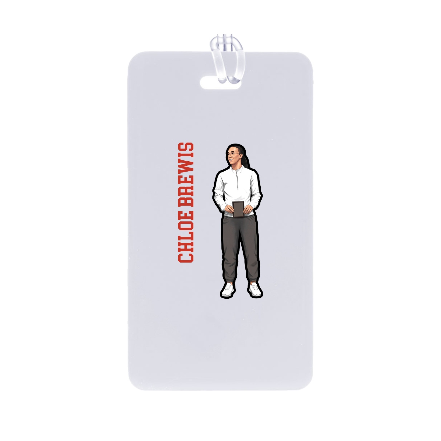Bag Tag — Name Vertical in Classic