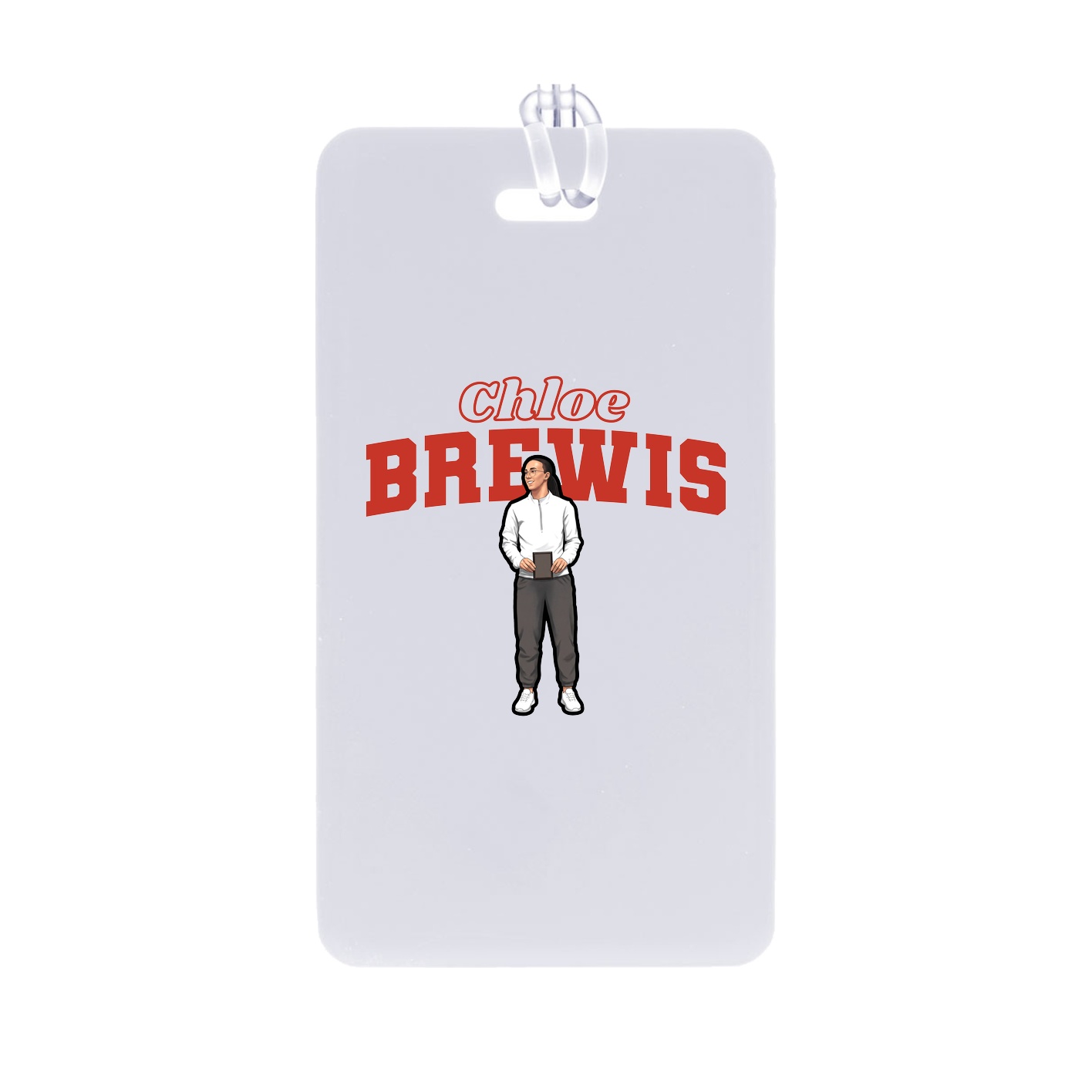 Bag Tag — Name Arch in Classic