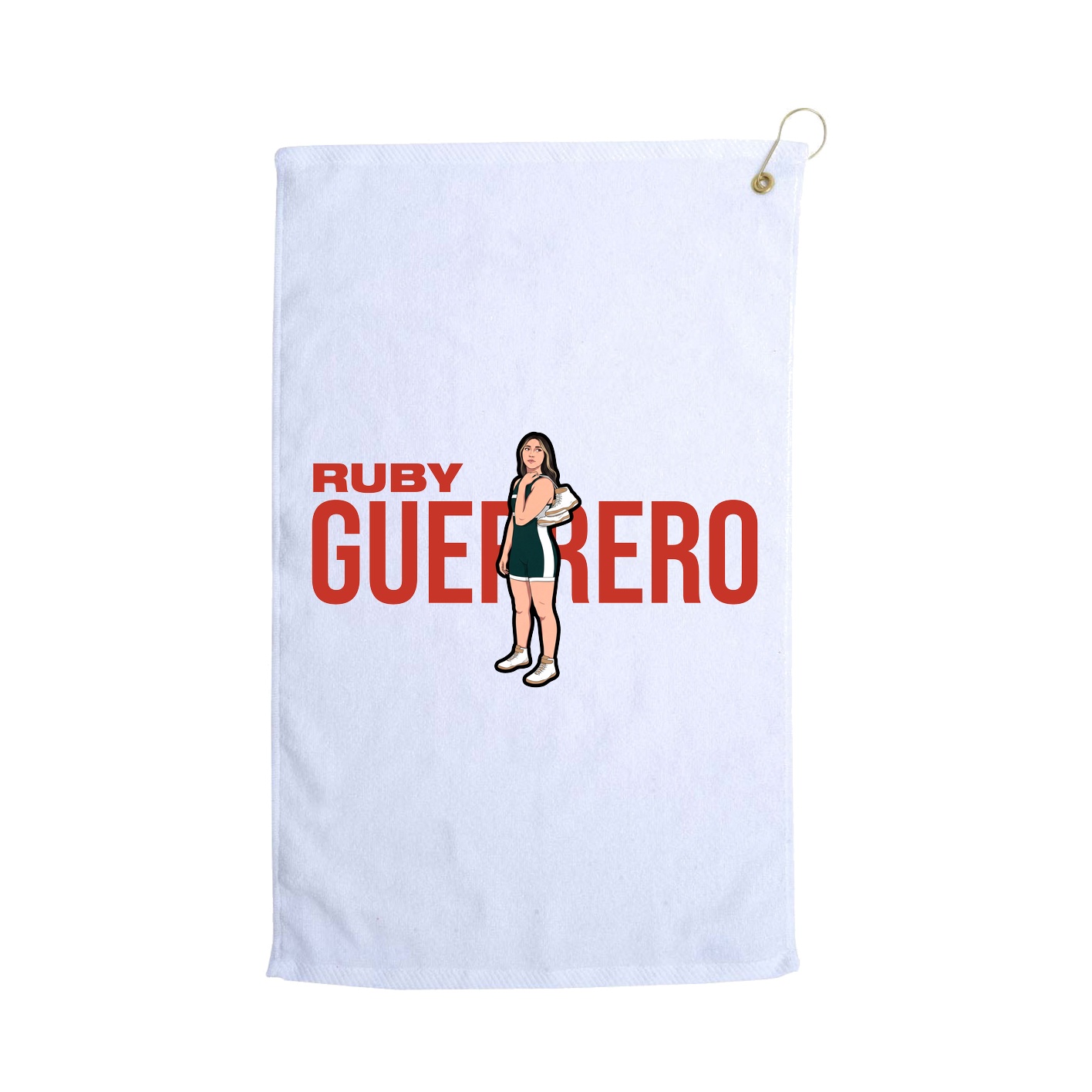 Golf Towel — Player Name in White