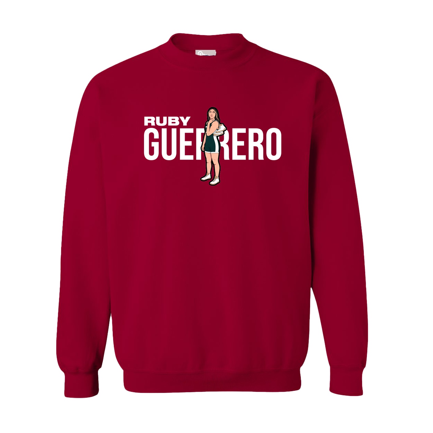 Fleece Crew — Player Name in Cardinal